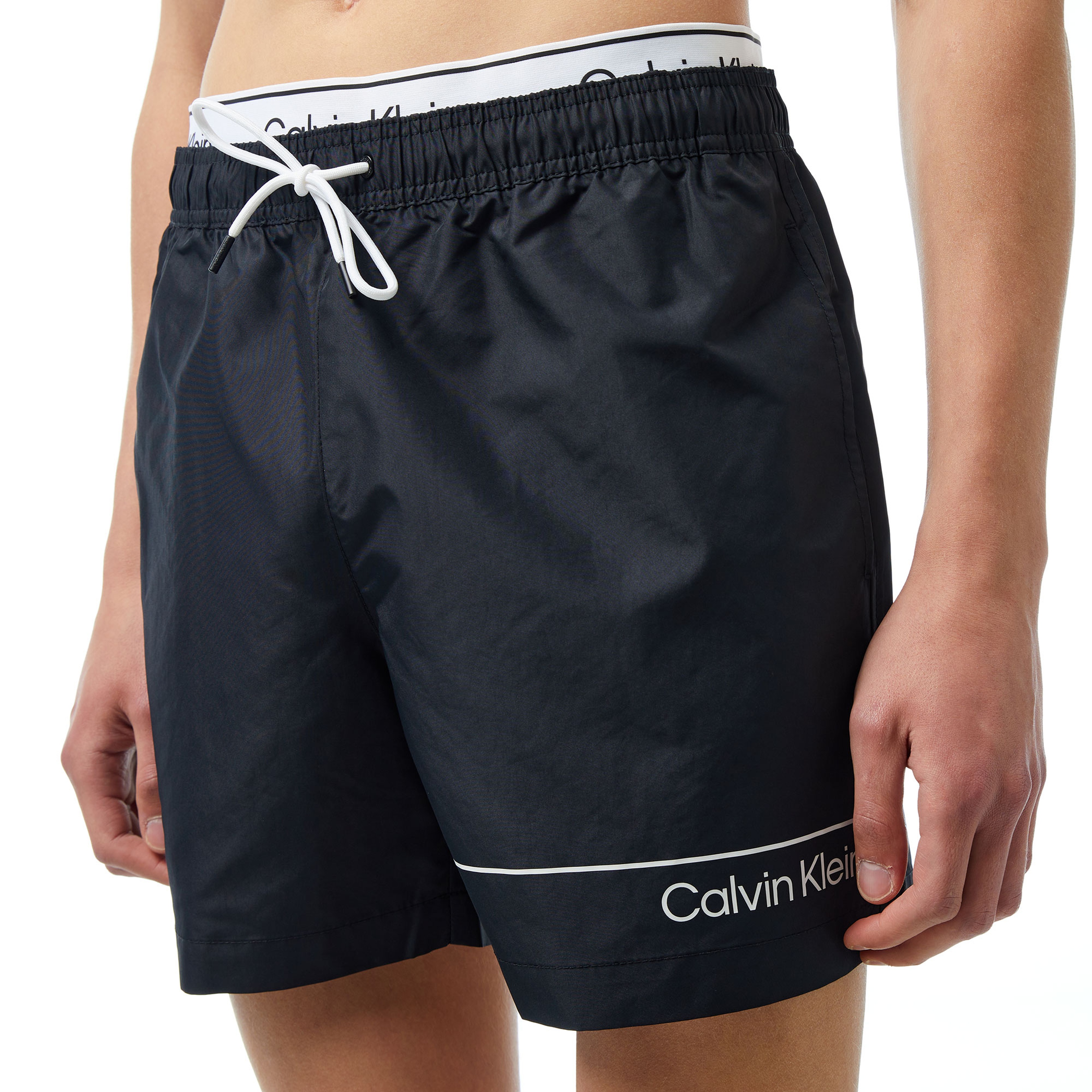 Calvin Klein Meta Legacy Erkek Siyah Mayo Şort