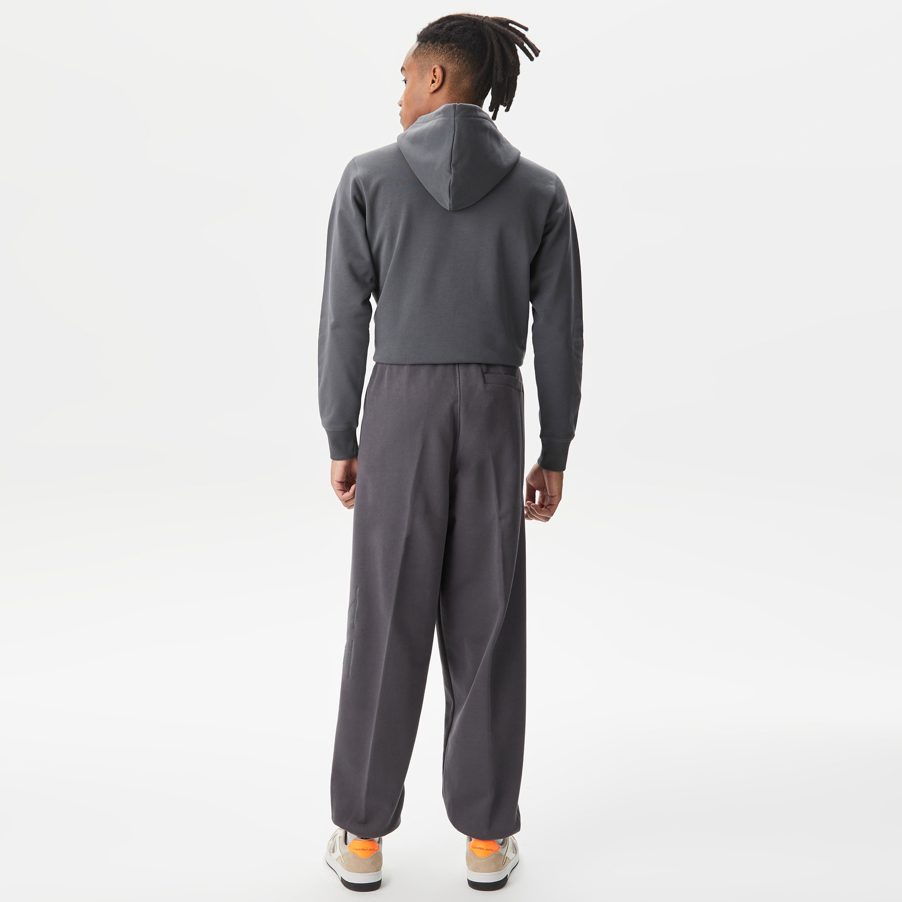 Calvin Klein Jeans Monologo Erkek Gri Eşofman Altı