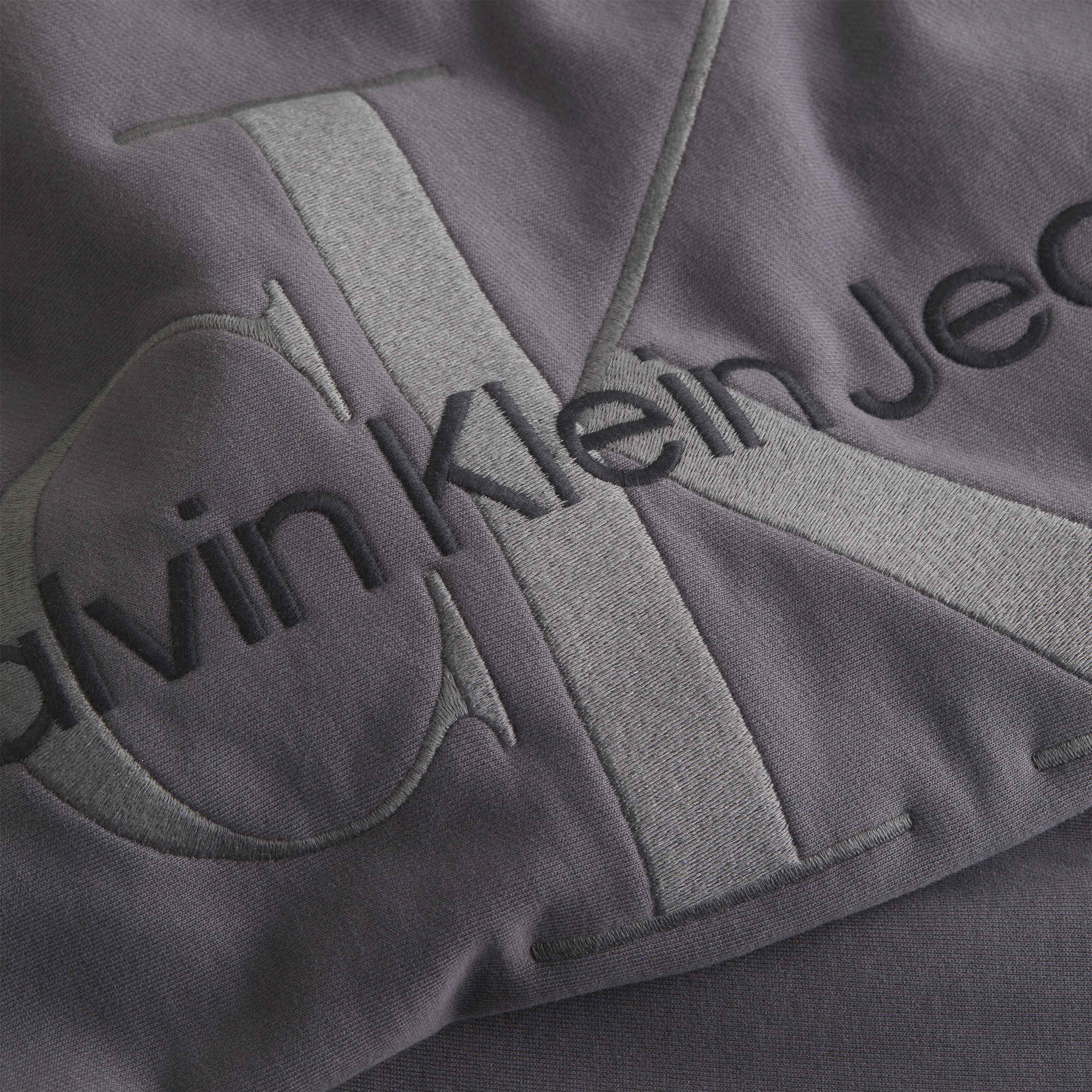 Calvin Klein Jeans Monologo Erkek Gri Eşofman Altı
