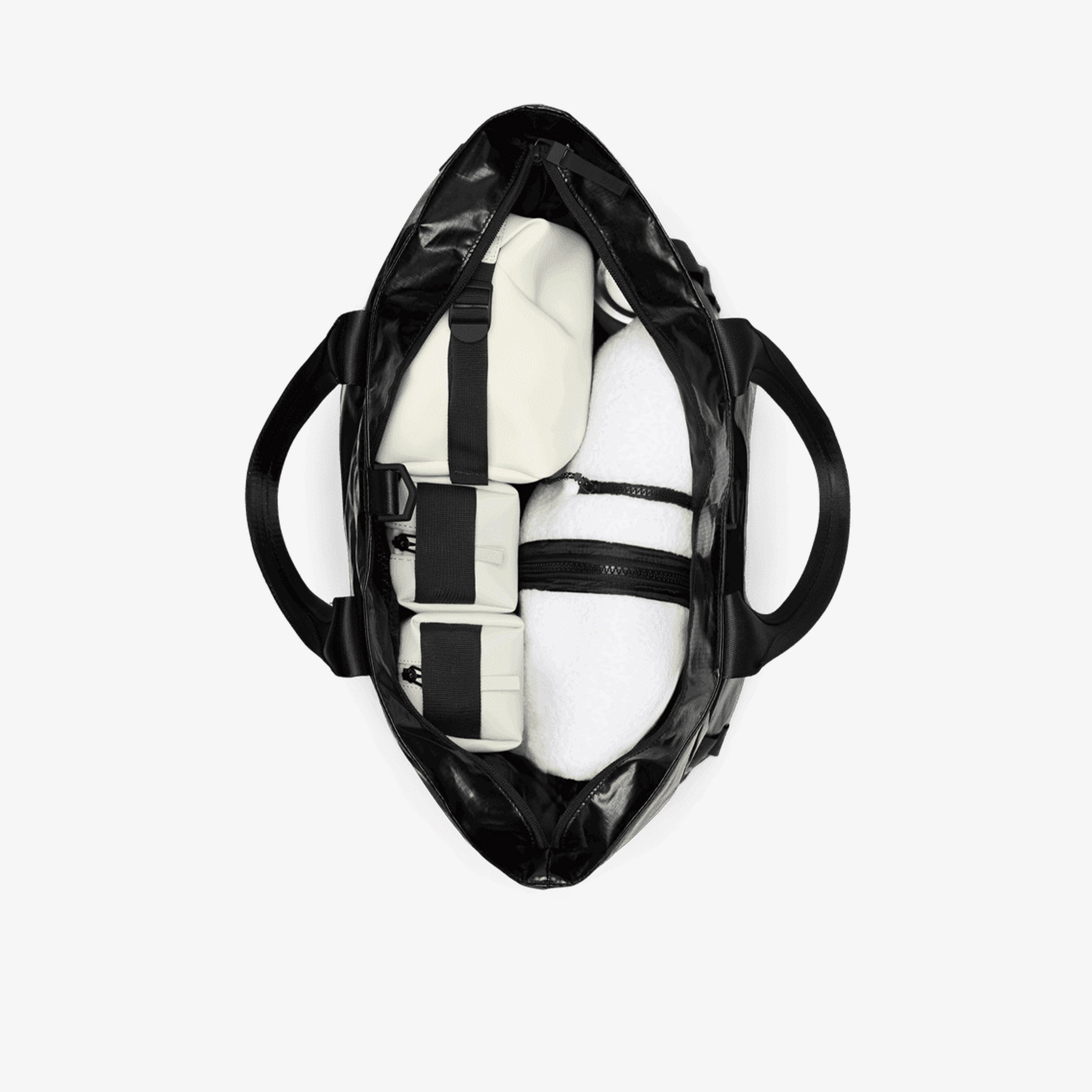 Rains Sibu Shopper Bag W3 Unisex Siyah Kol Çantası