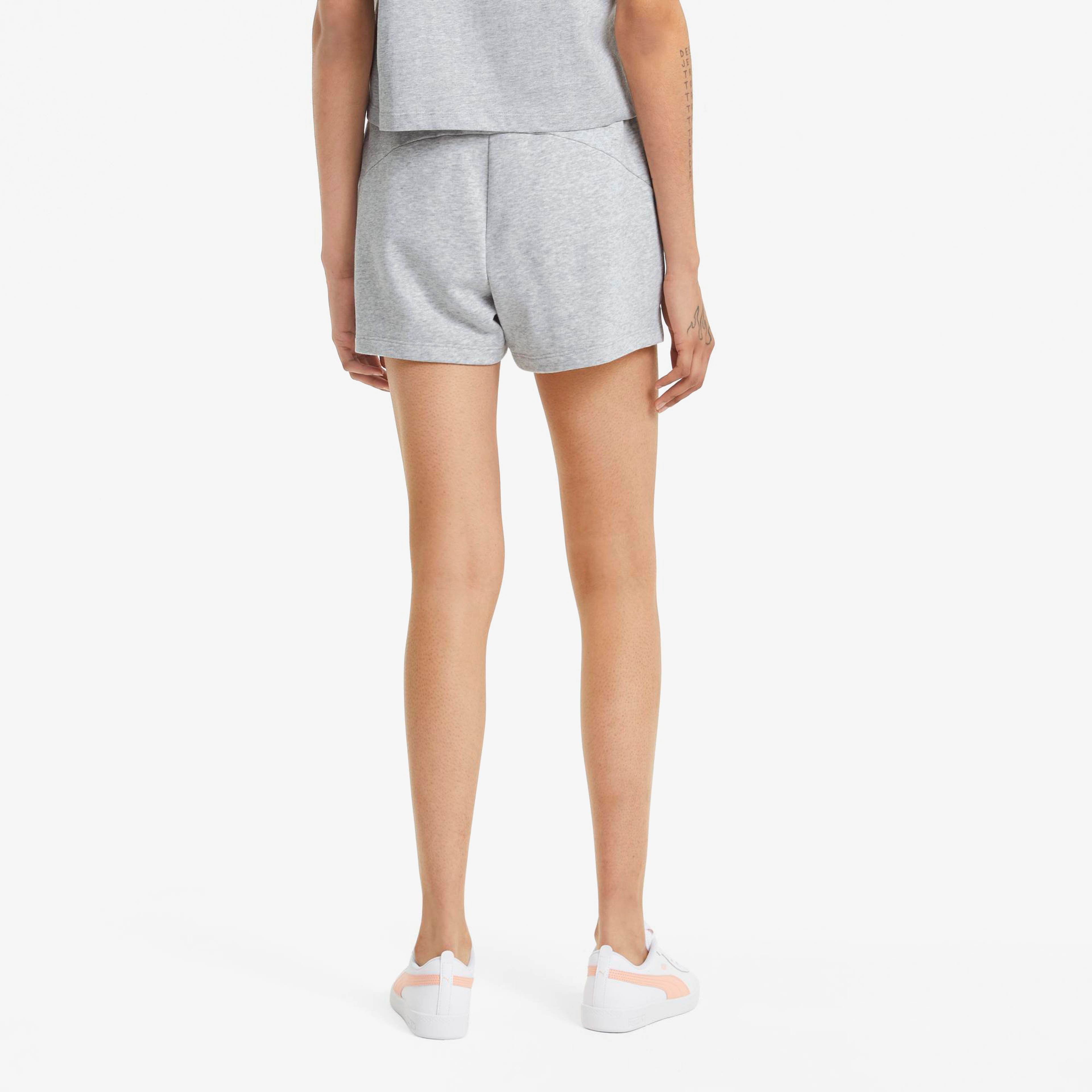Puma Essential 4" Kadın Gri Şort