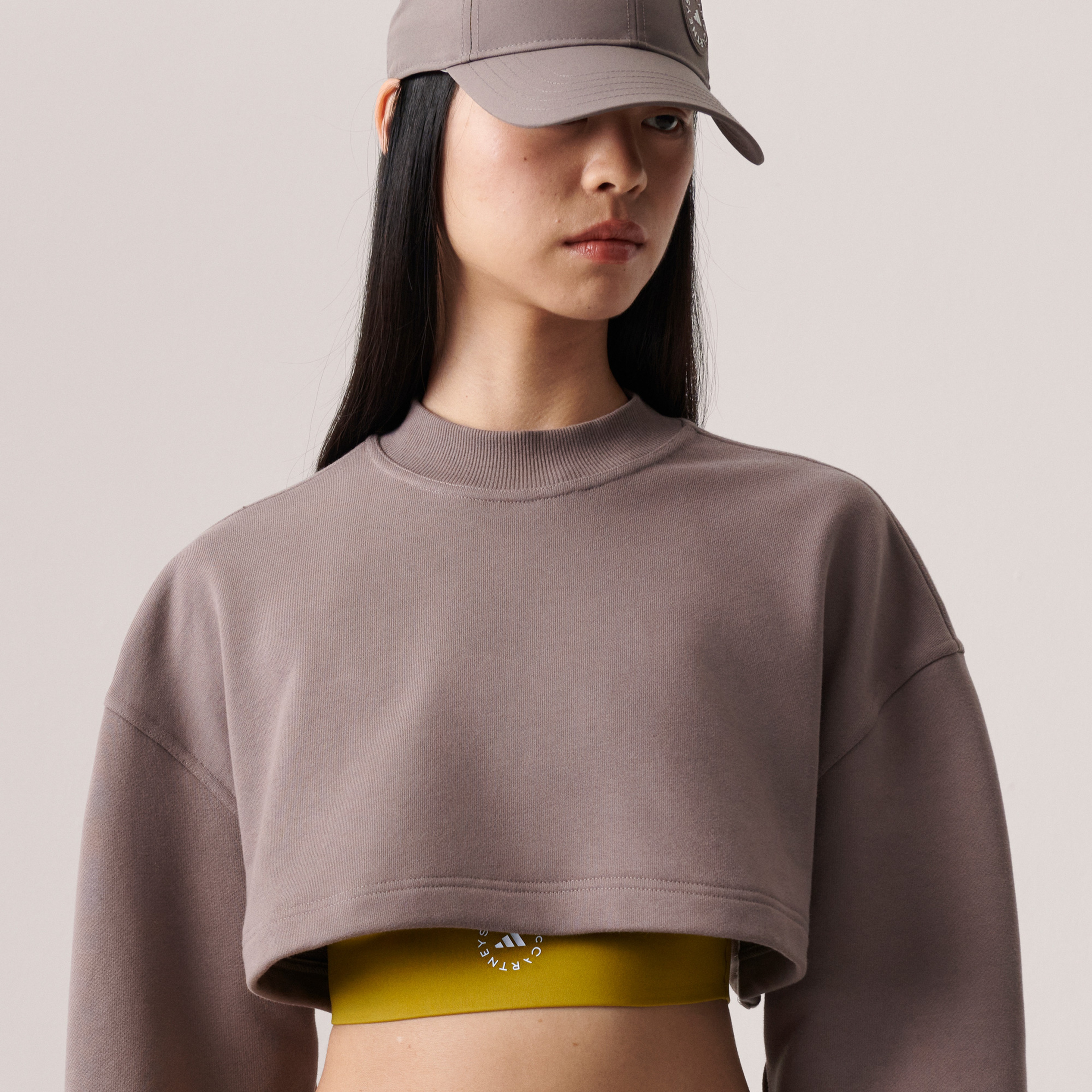 adidas Stella Mc Cartney Court Kadın Kahverengi Sweatshirt