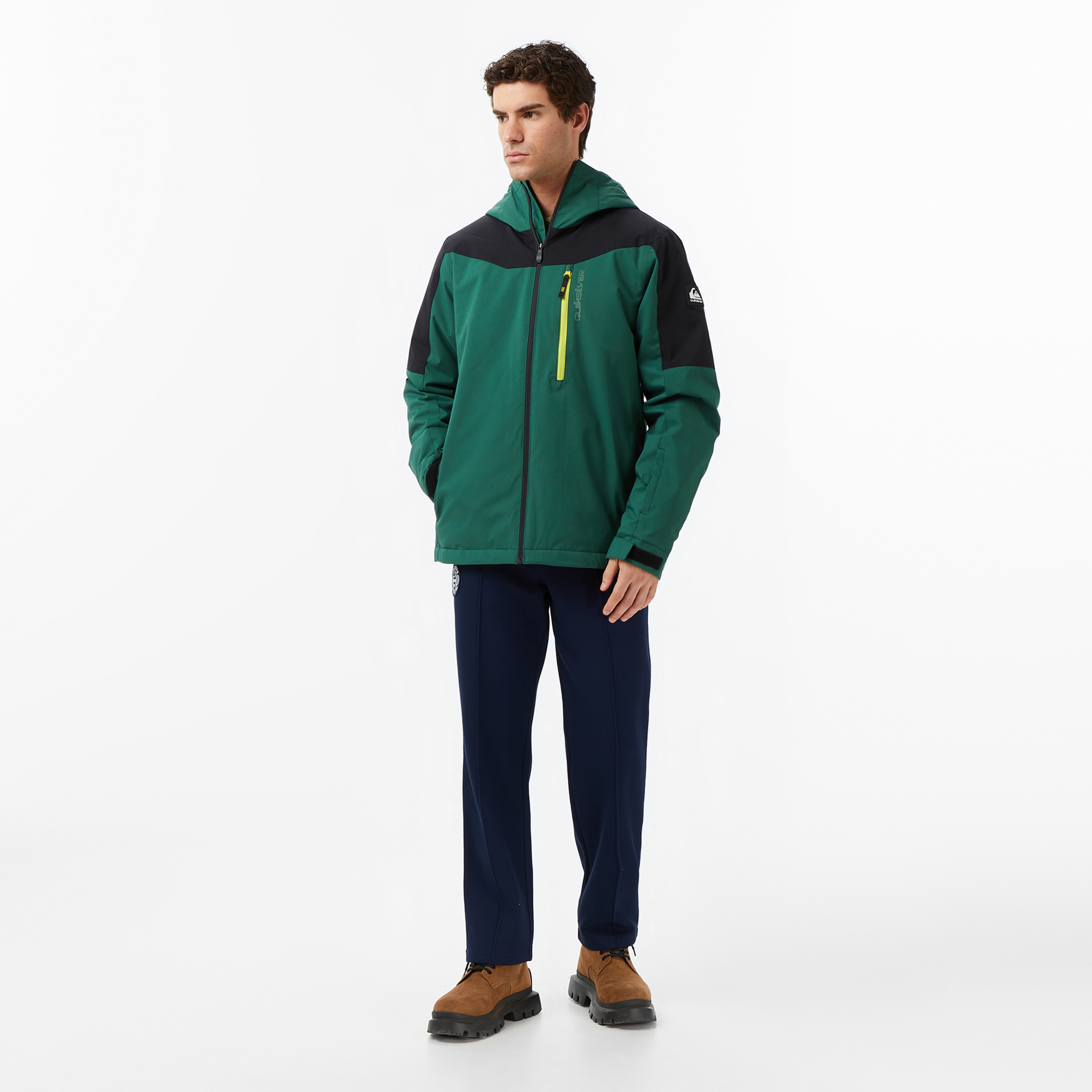 Quiksilver Titano Erkek Yeşil Kayak Montu