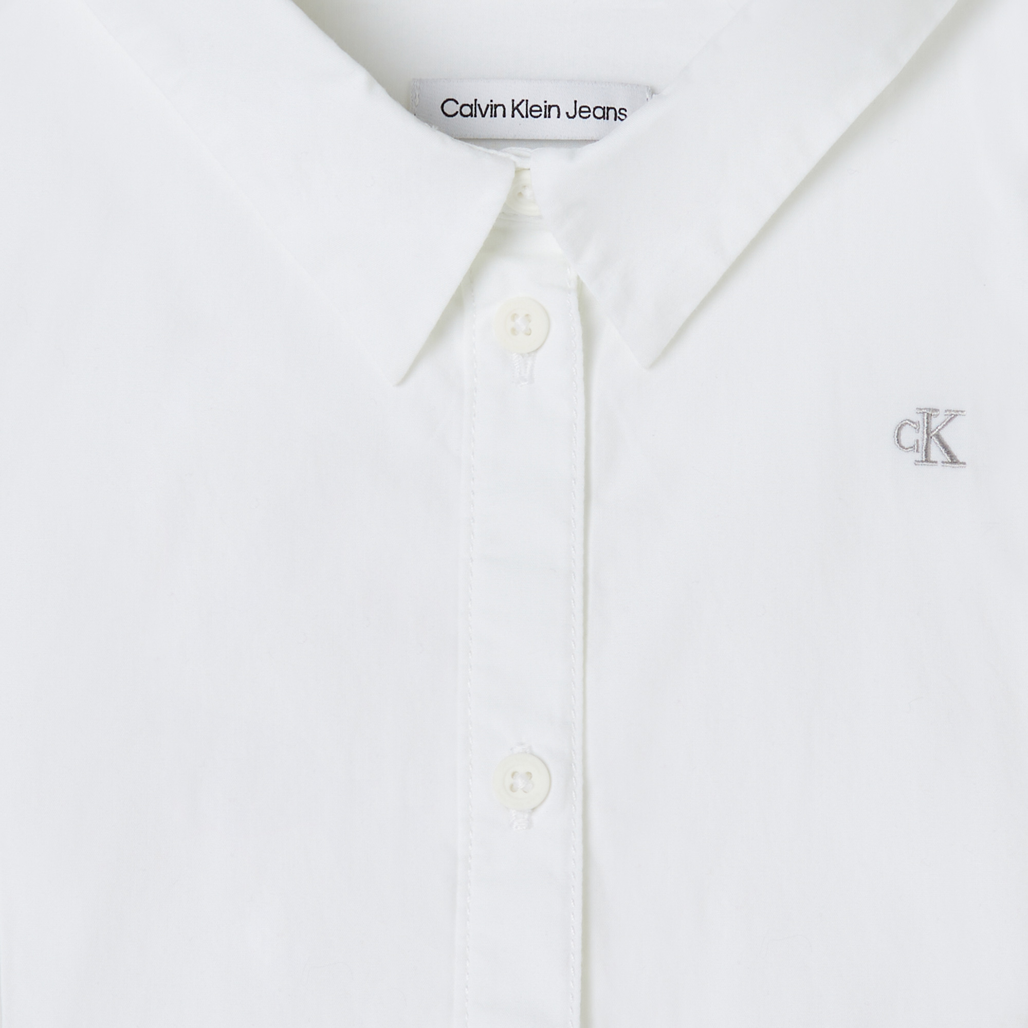 Calvin Klein Jeans Story 4 Çocuk Beyaz Elbise