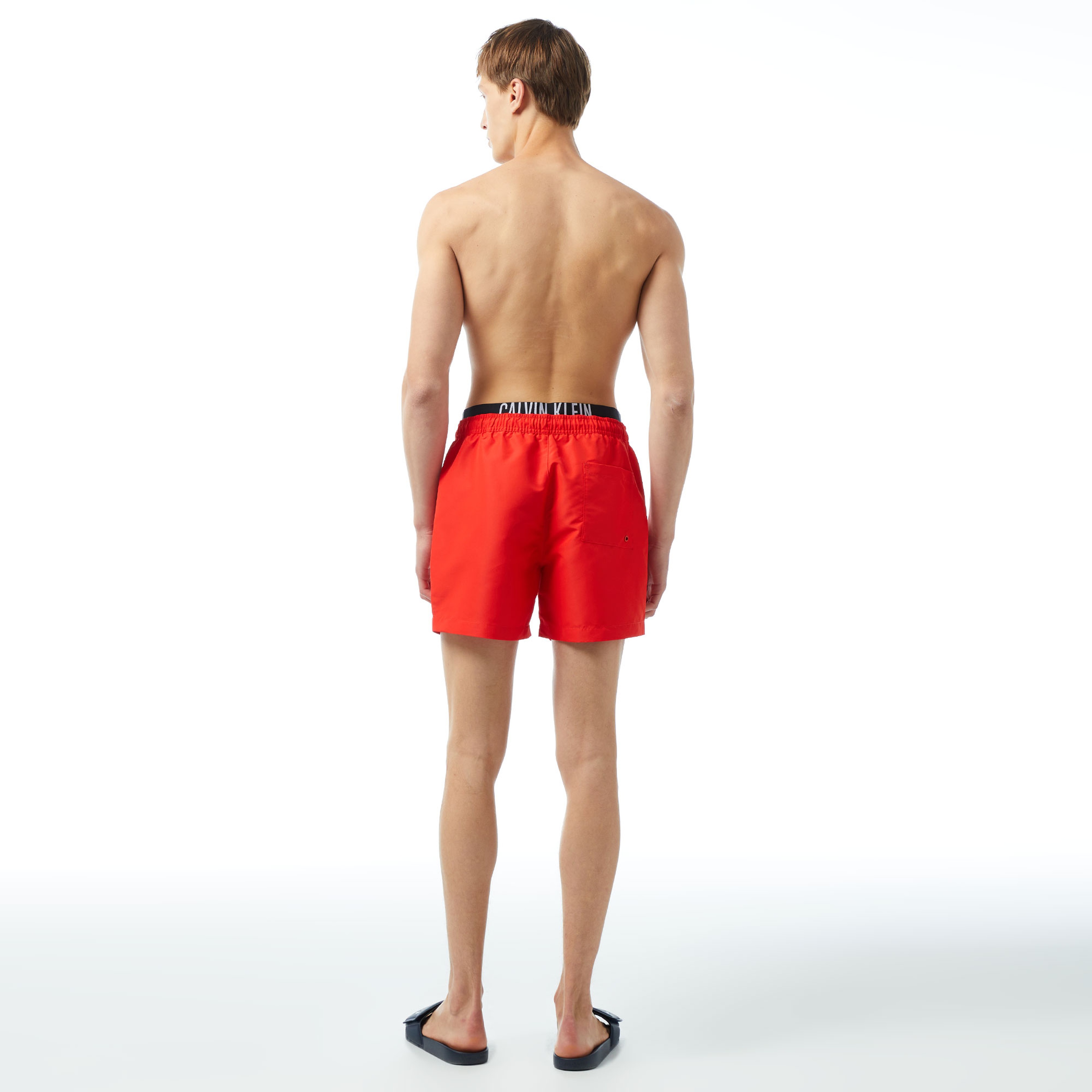 Calvin Klein Intense Power Erkek Kırmızı Mayo Şort