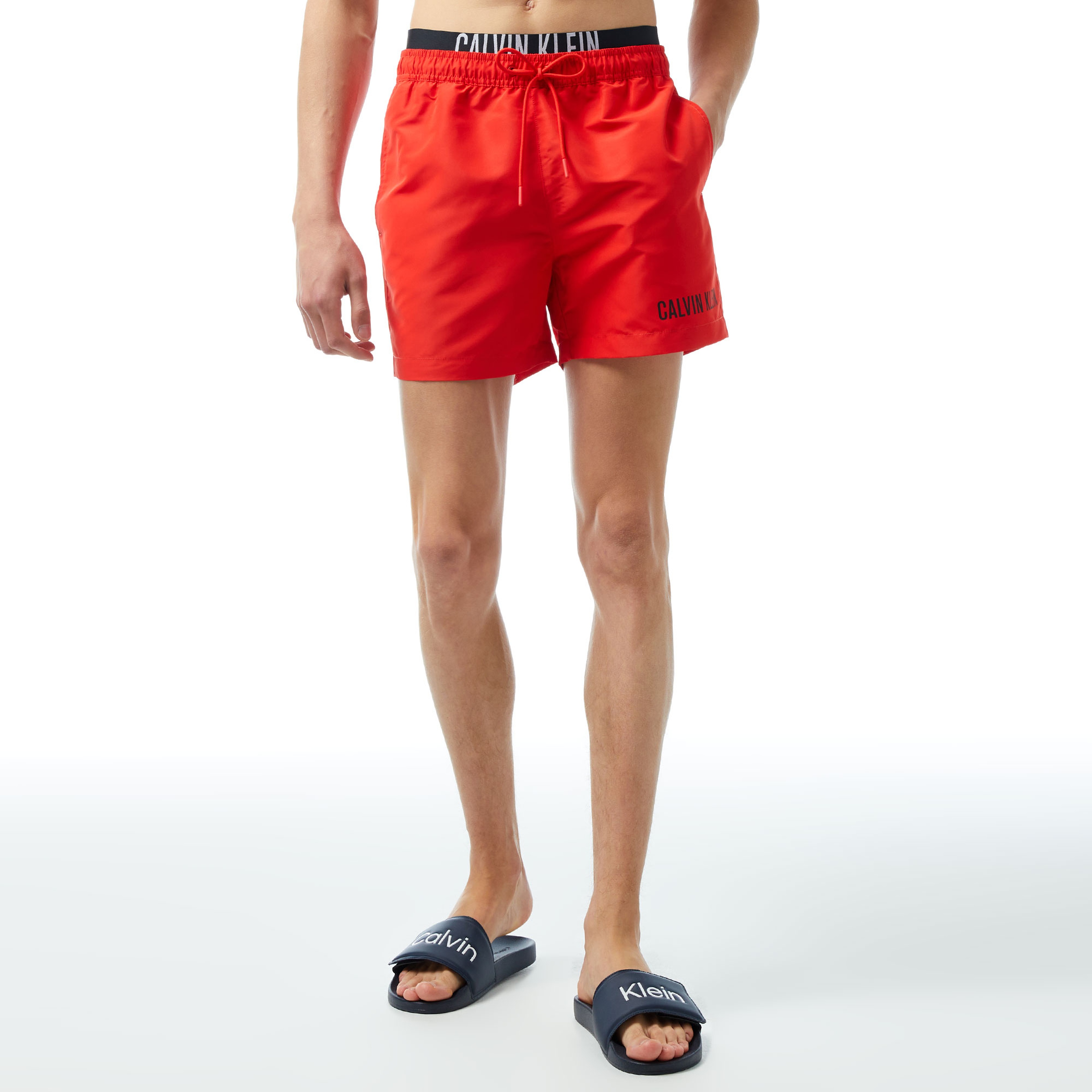 Calvin Klein Intense Power Erkek Kırmızı Mayo Şort