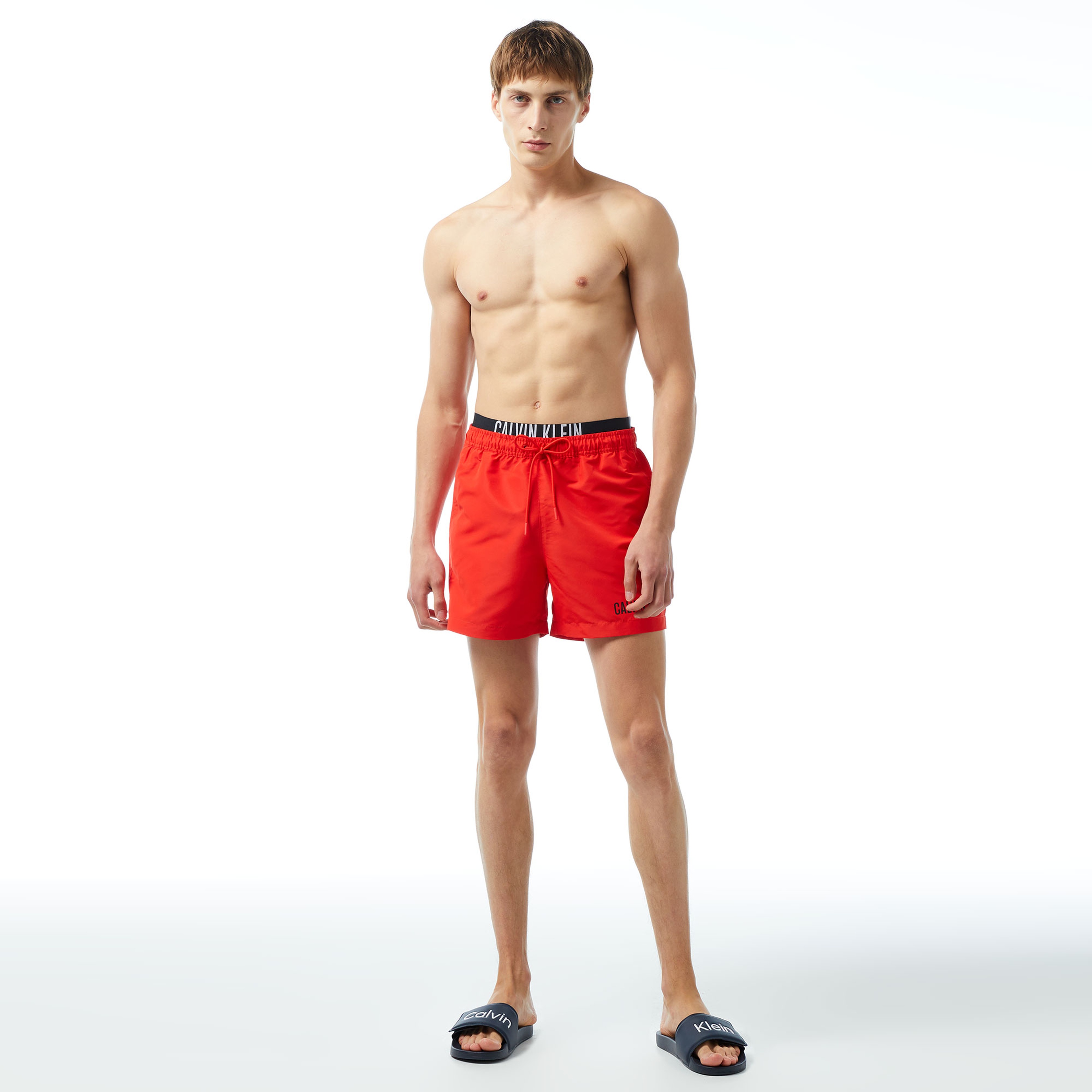 Calvin Klein Intense Power Erkek Kırmızı Mayo Şort