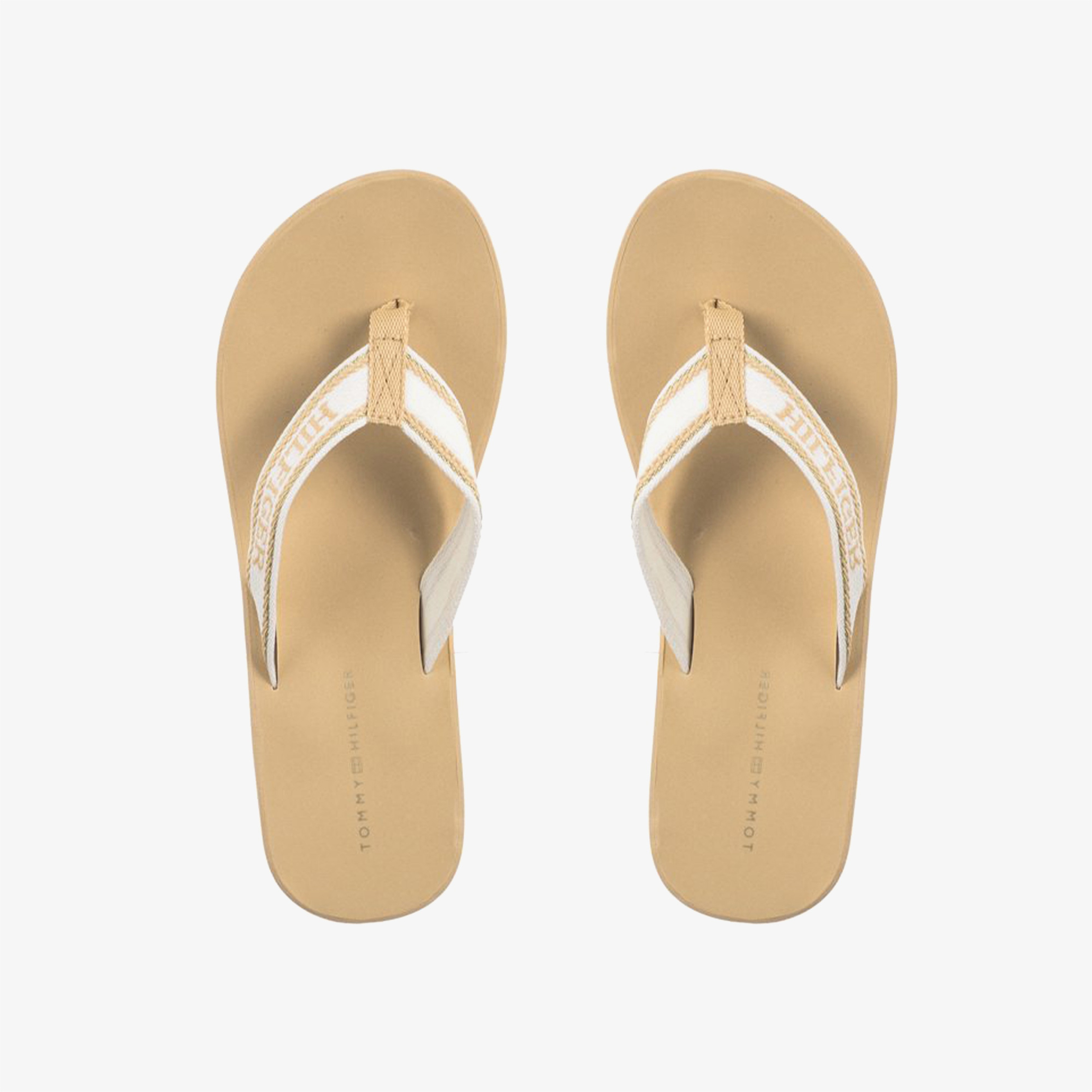 Tommy Hilfiger Wedge Beach Kadın Bej Terlik