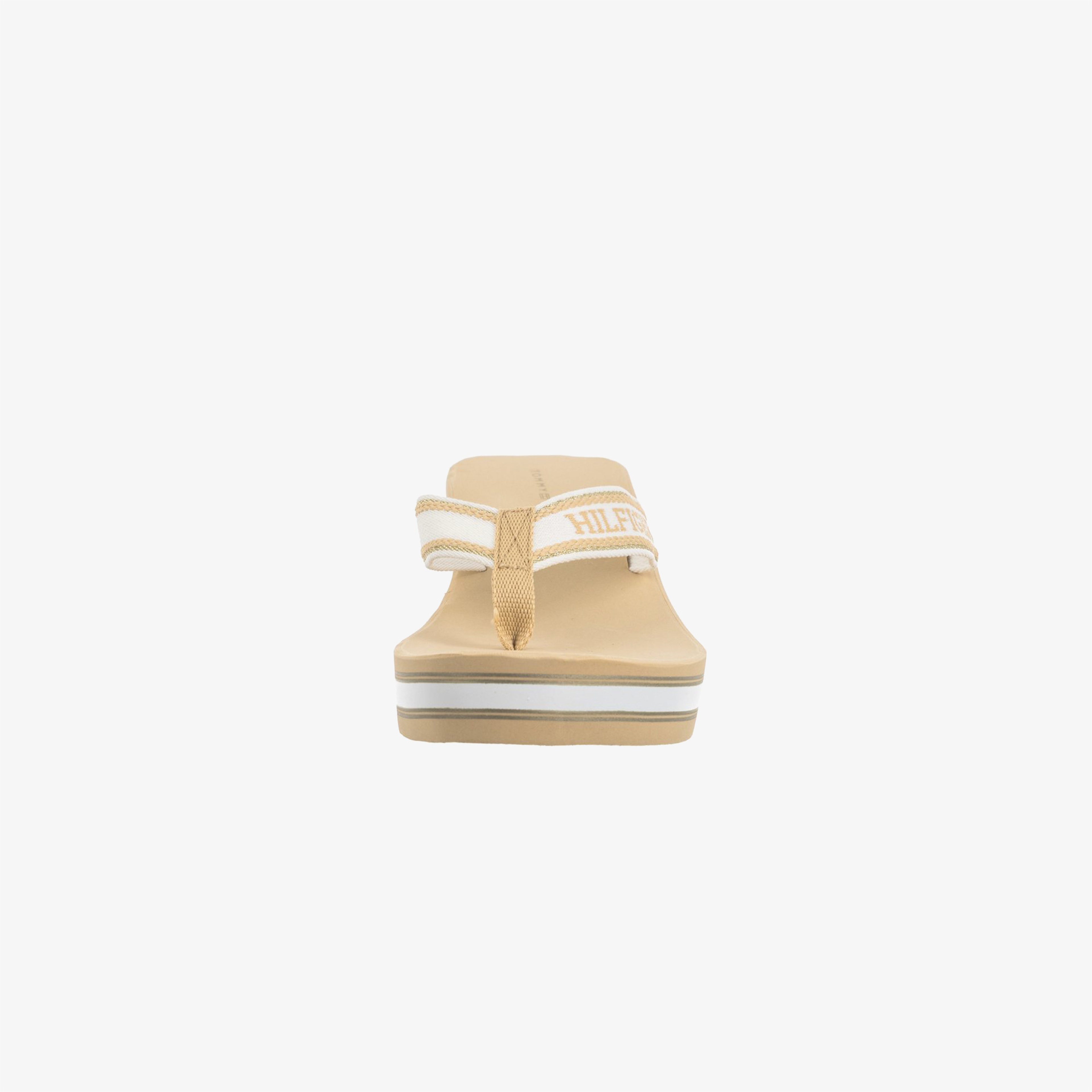 Tommy Hilfiger Wedge Beach Kadın Bej Terlik