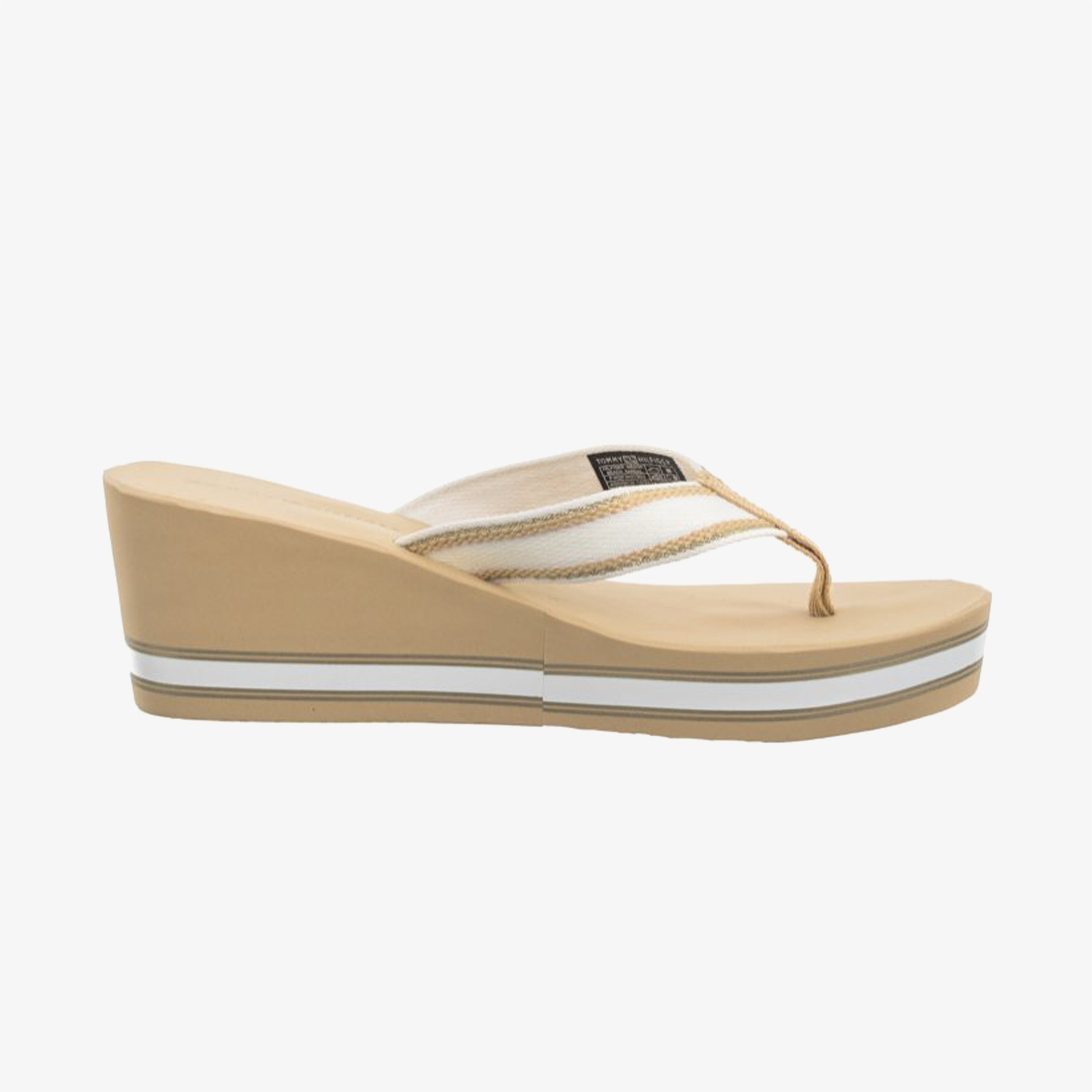 Tommy Hilfiger Wedge Beach Kadın Bej Terlik