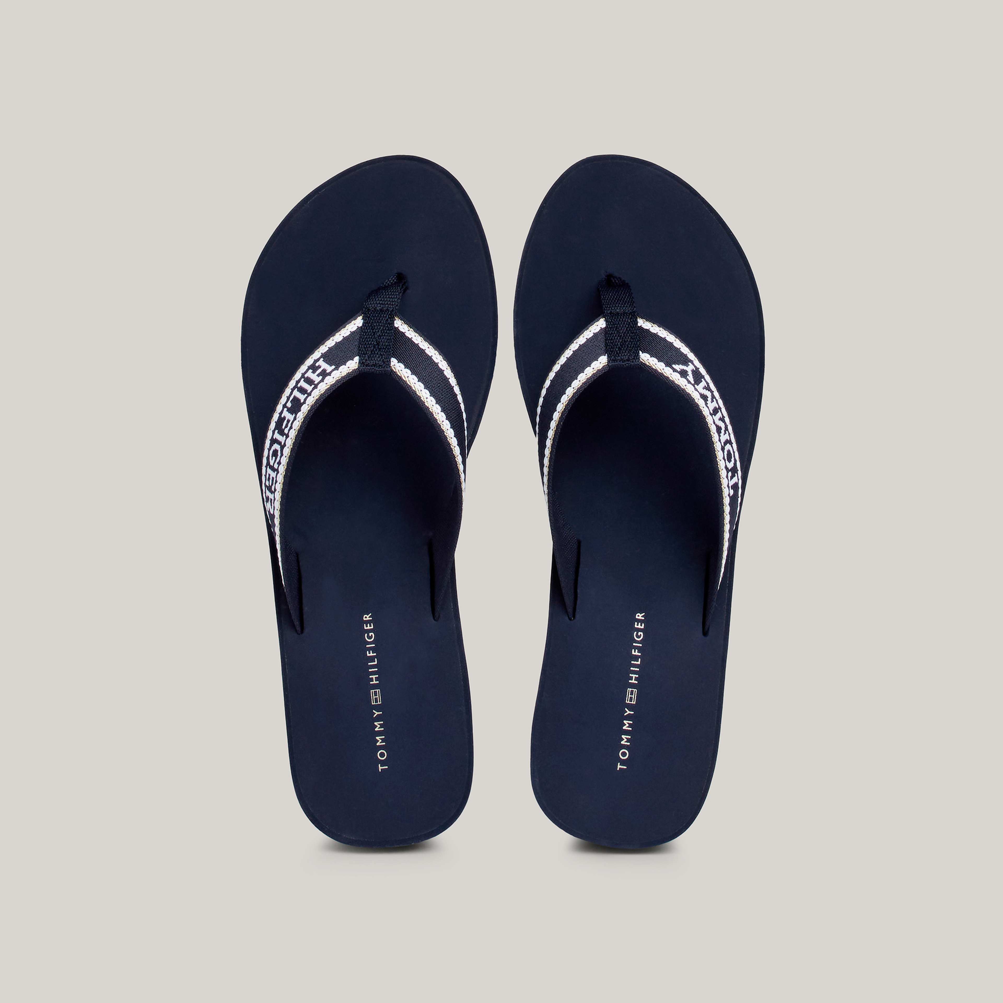 Tommy Hilfiger Wedge Beach Kadın Lacivert Terlik