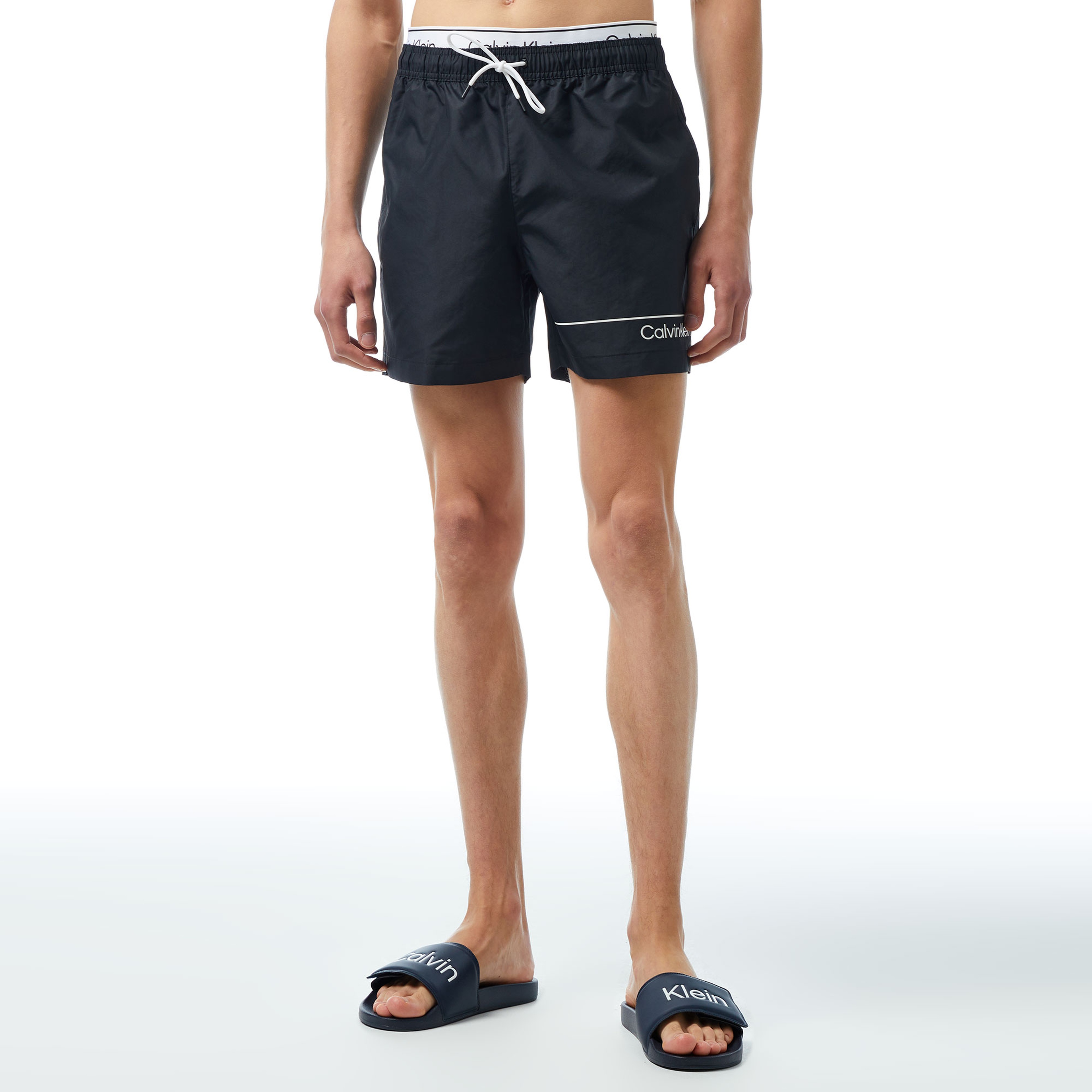 Calvin Klein Meta Legacy Erkek Siyah Mayo Şort