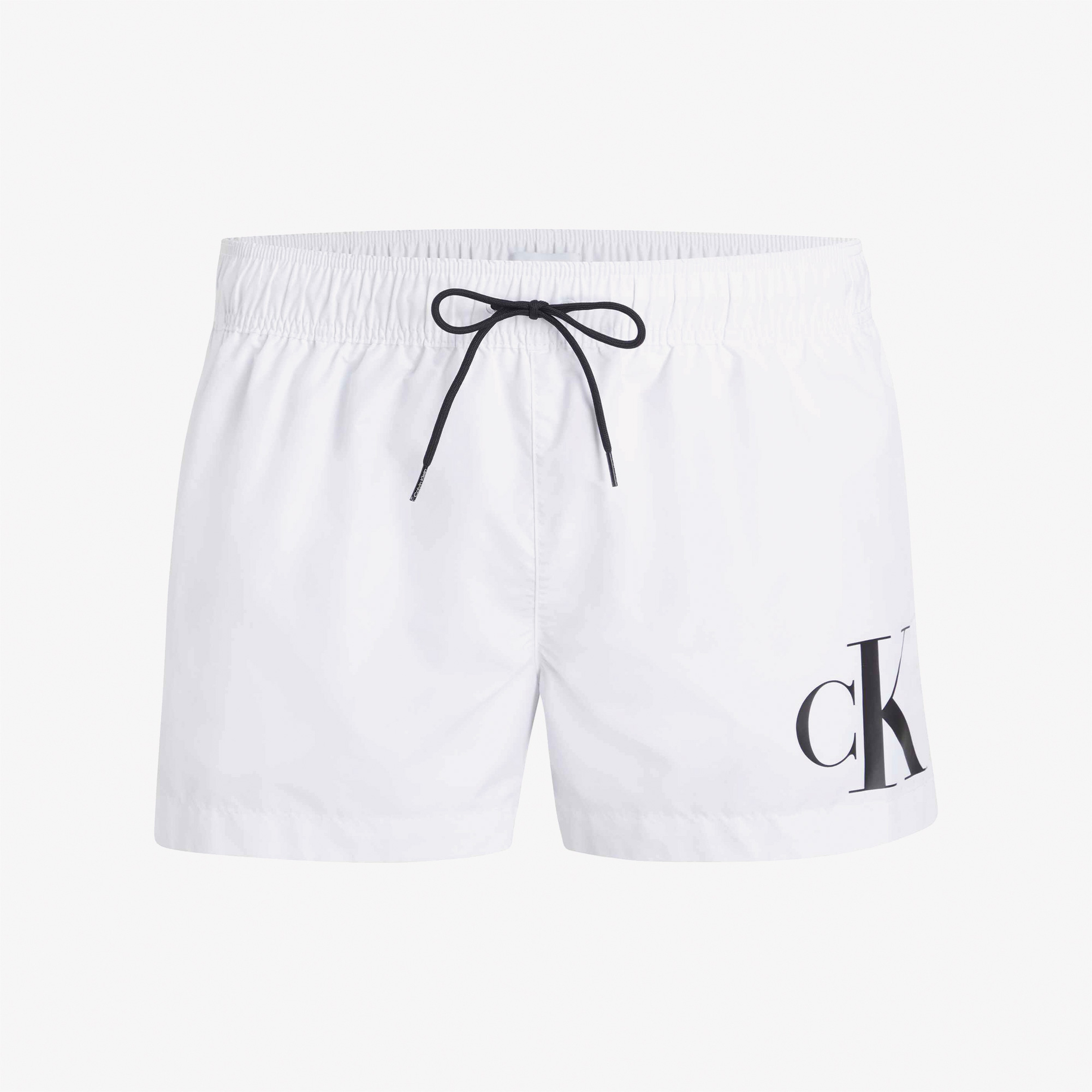 Calvin Klein Monogram Erkek Beyaz Mayo Şort