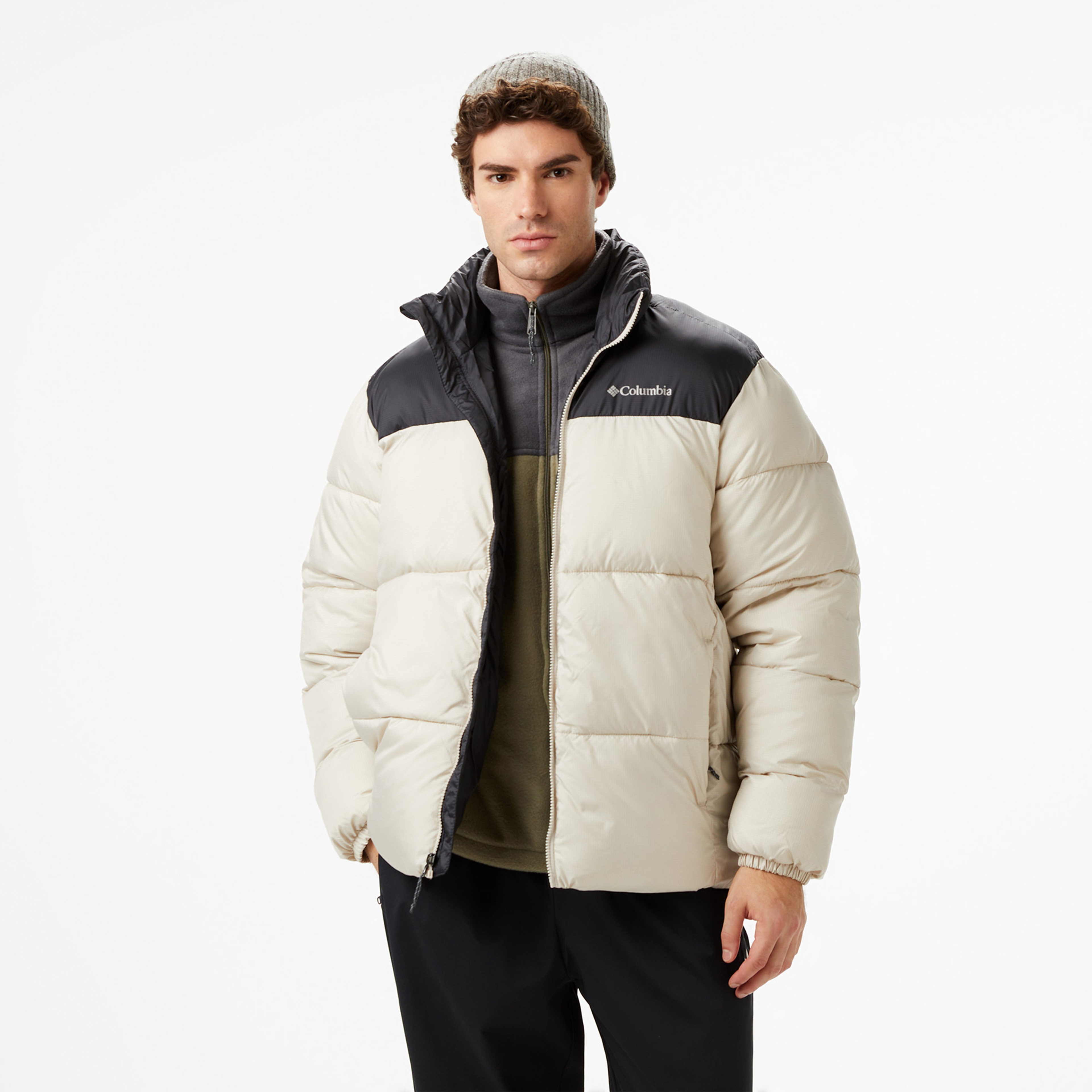 Columbia Puffect III Erkek Kahverengi Outdoor Mont