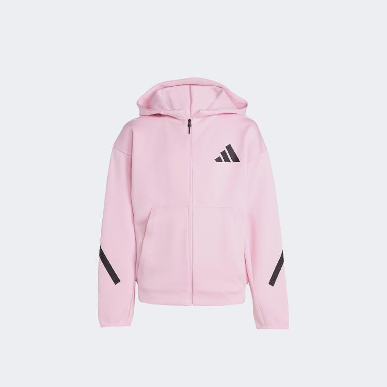 adidas Z.N.E. Full-Zip Genç Çocuk Pembe Eşofman Üstü