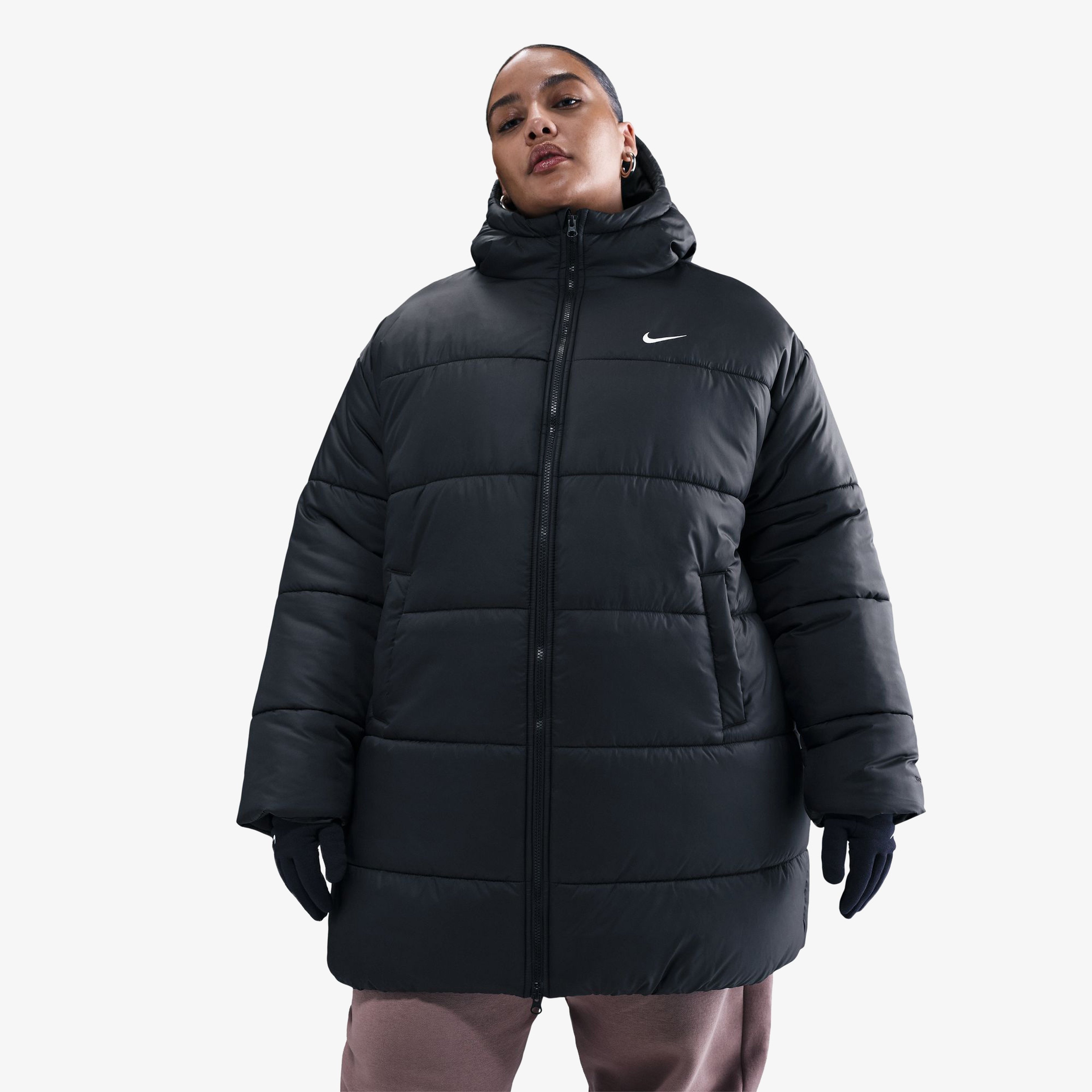 Nike Sportswear Classic Kadın Siyah Mont