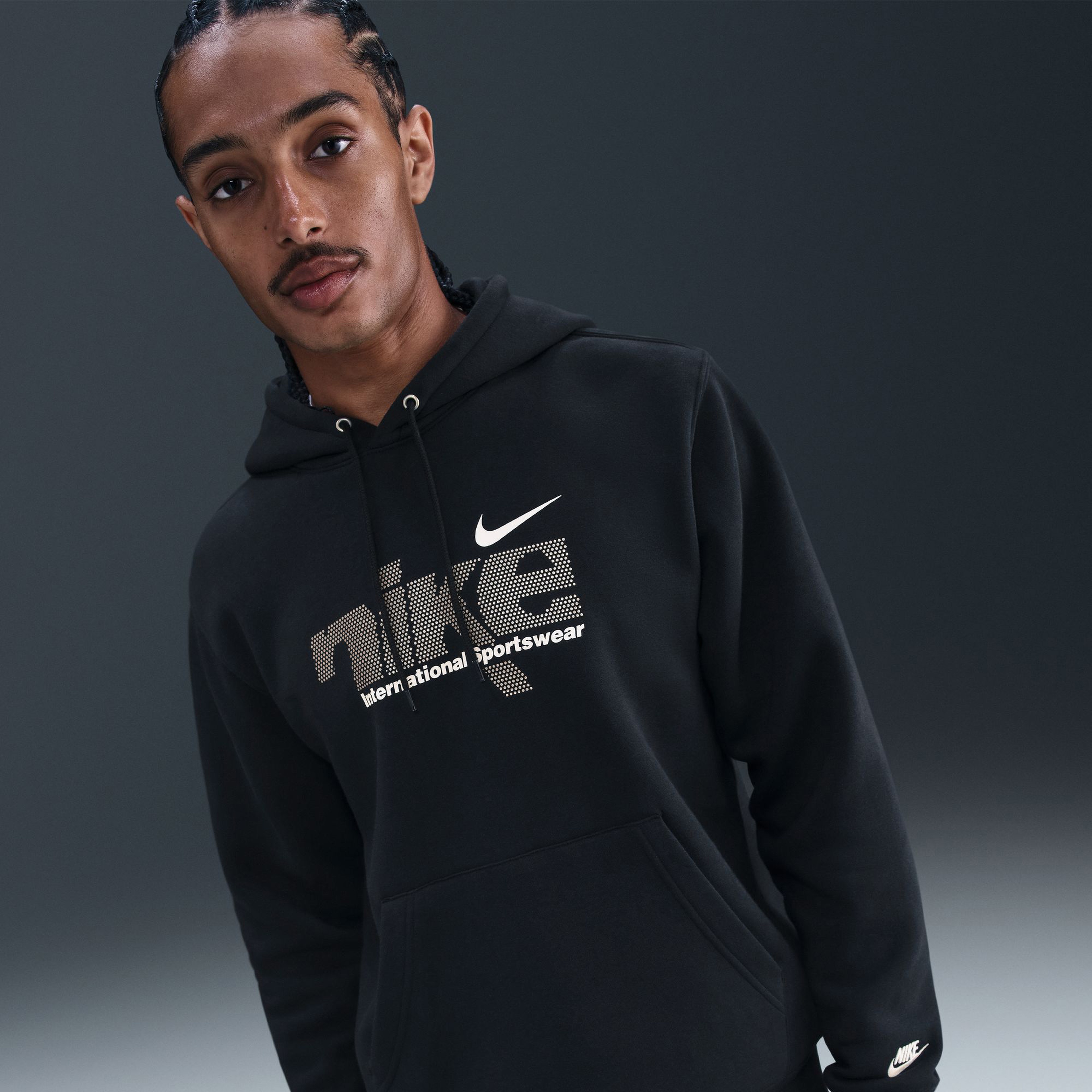 Nike Sportswear Club Erkek Siyah Sweatshirt