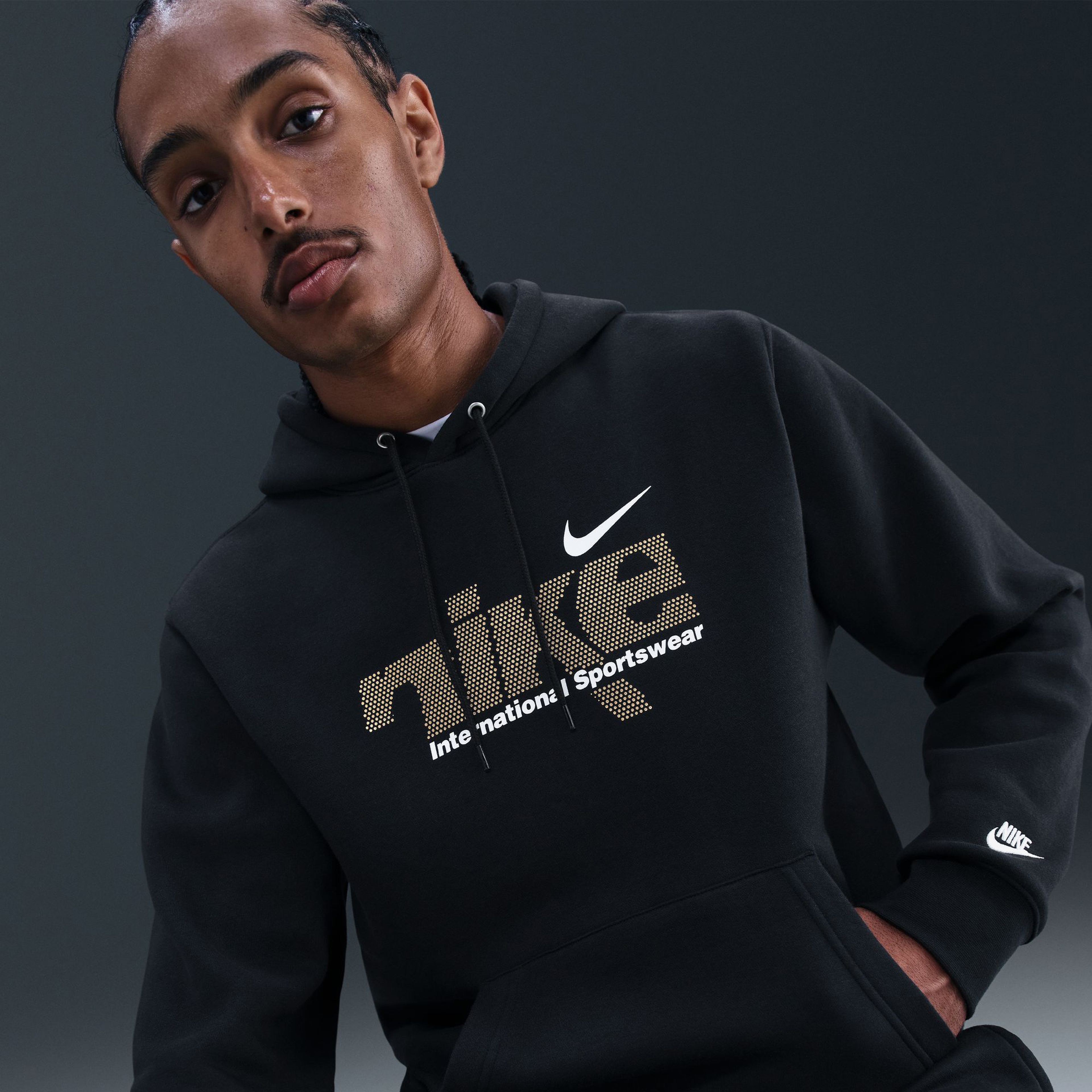 Nike Sportswear Club Erkek Siyah Sweatshirt