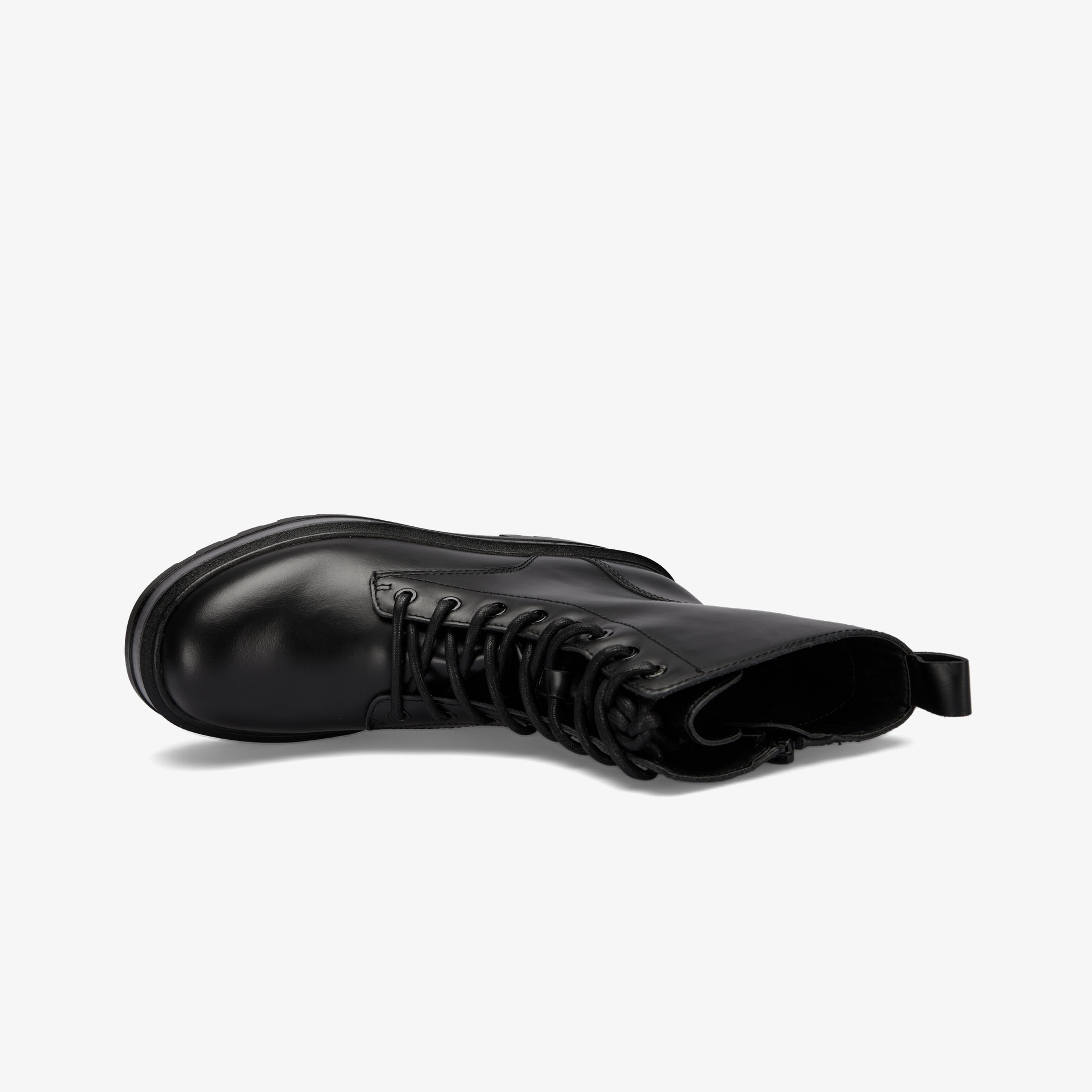 Calvin Klein Jeans Flatform Hıgh Lace Up Kadın Siyah Yağmur Botu