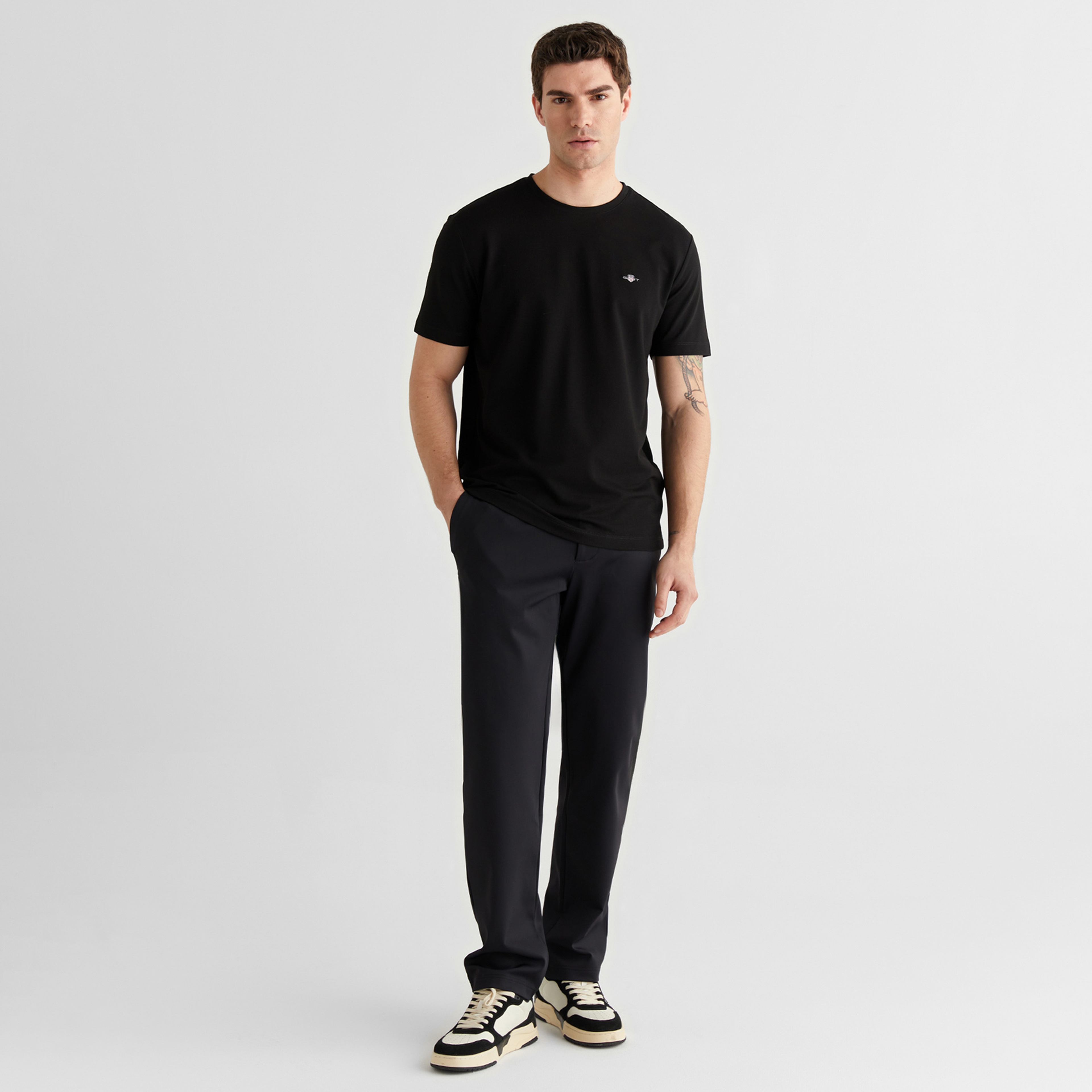 GANT Erkek Siyah Pantolon