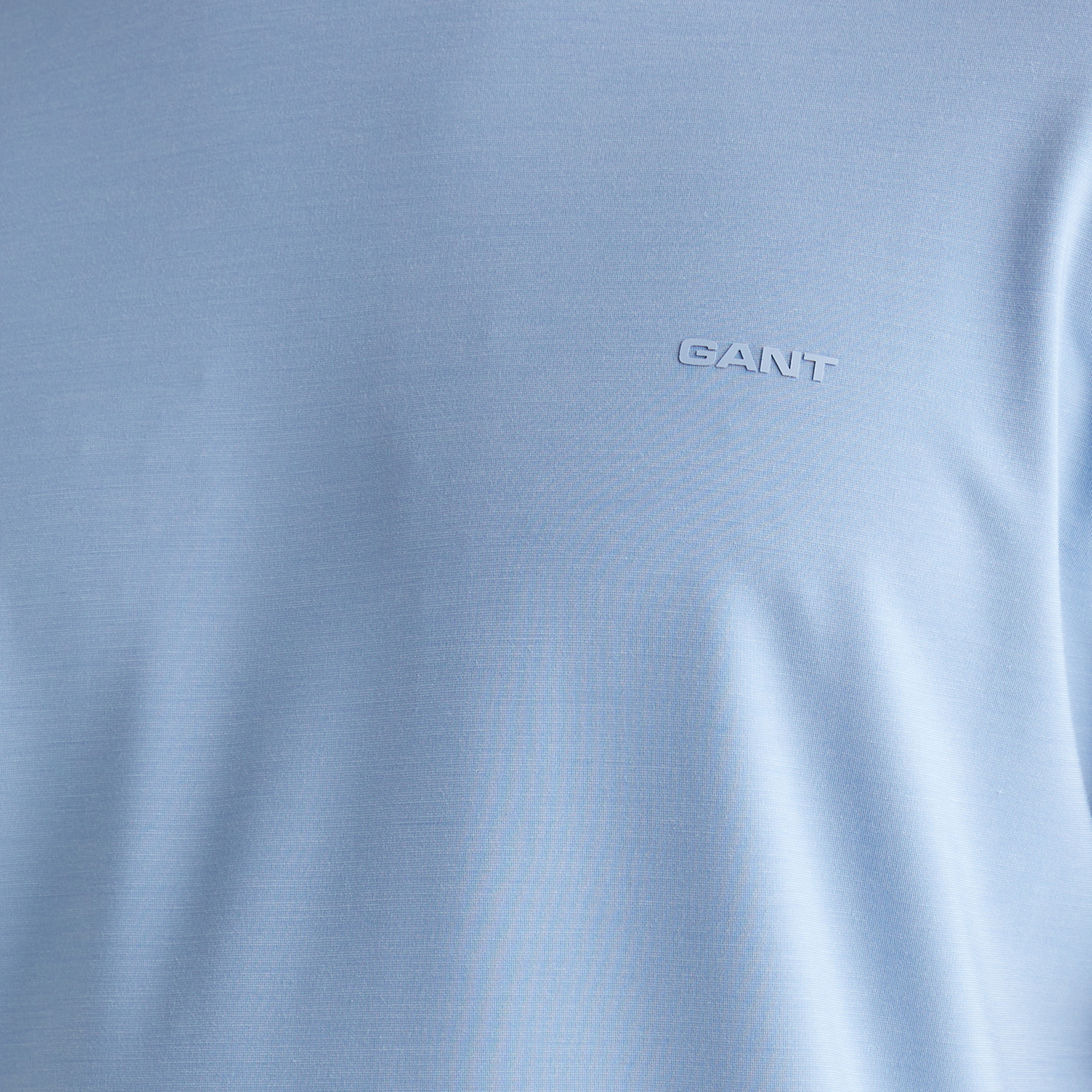 GANT Erkek Mavi Kısa Kollu T-Shirt