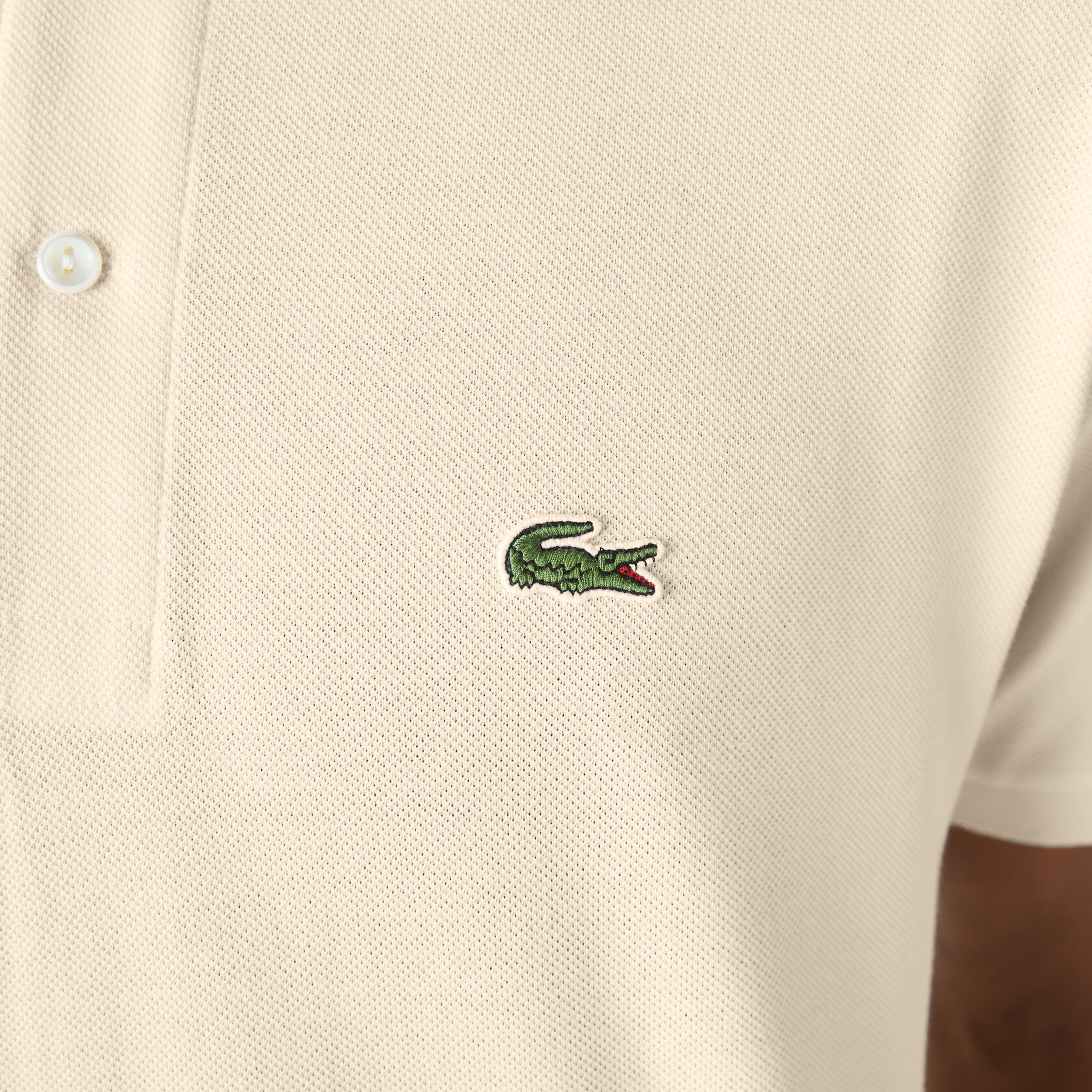 Lacoste L.12.12 Erkek Classic Fit Polo Yaka Bej Polo