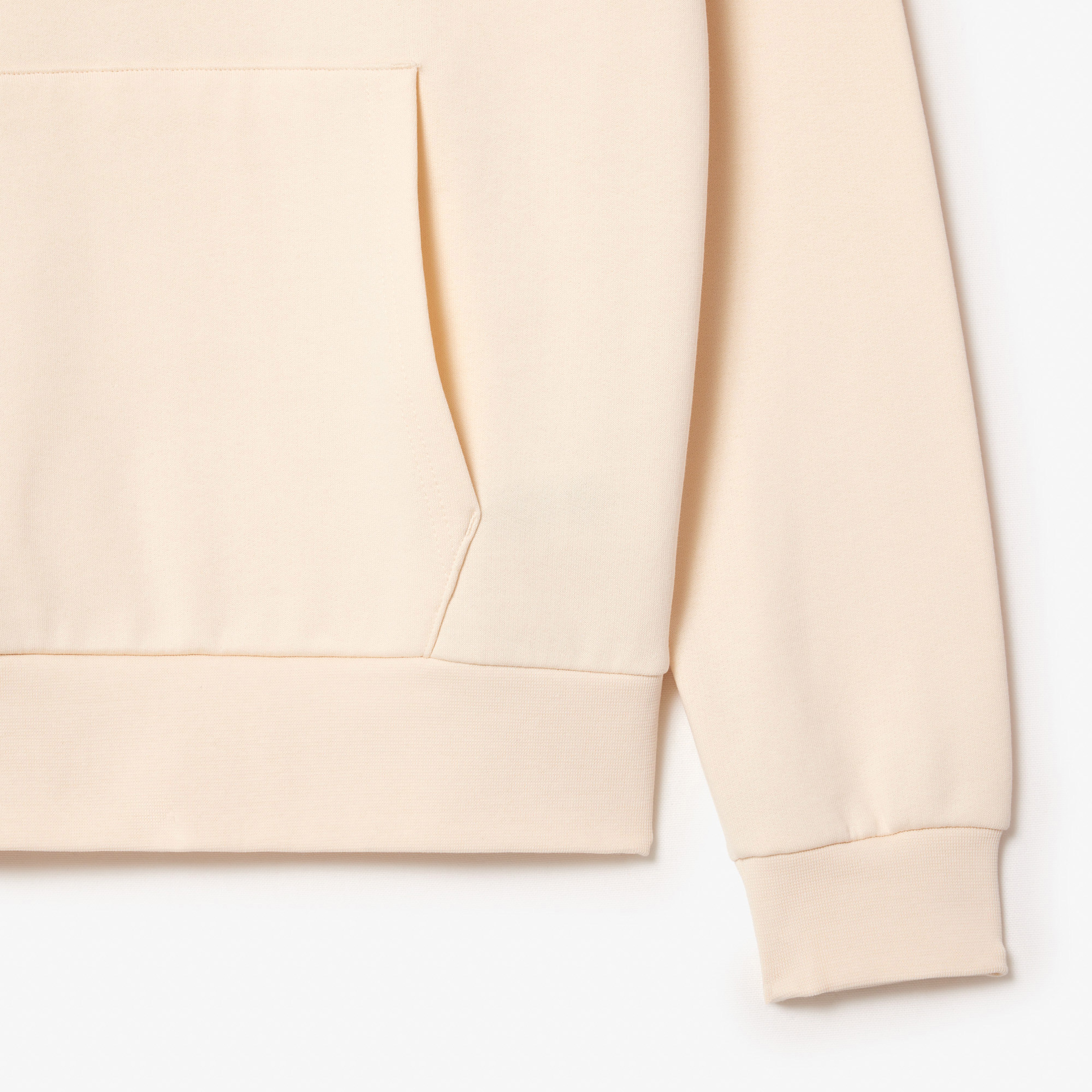 Erkek Classic Fit Kapüşonlu Bej Sweatshirt