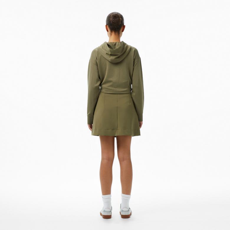 Kadın Classic Fit Haki Etek