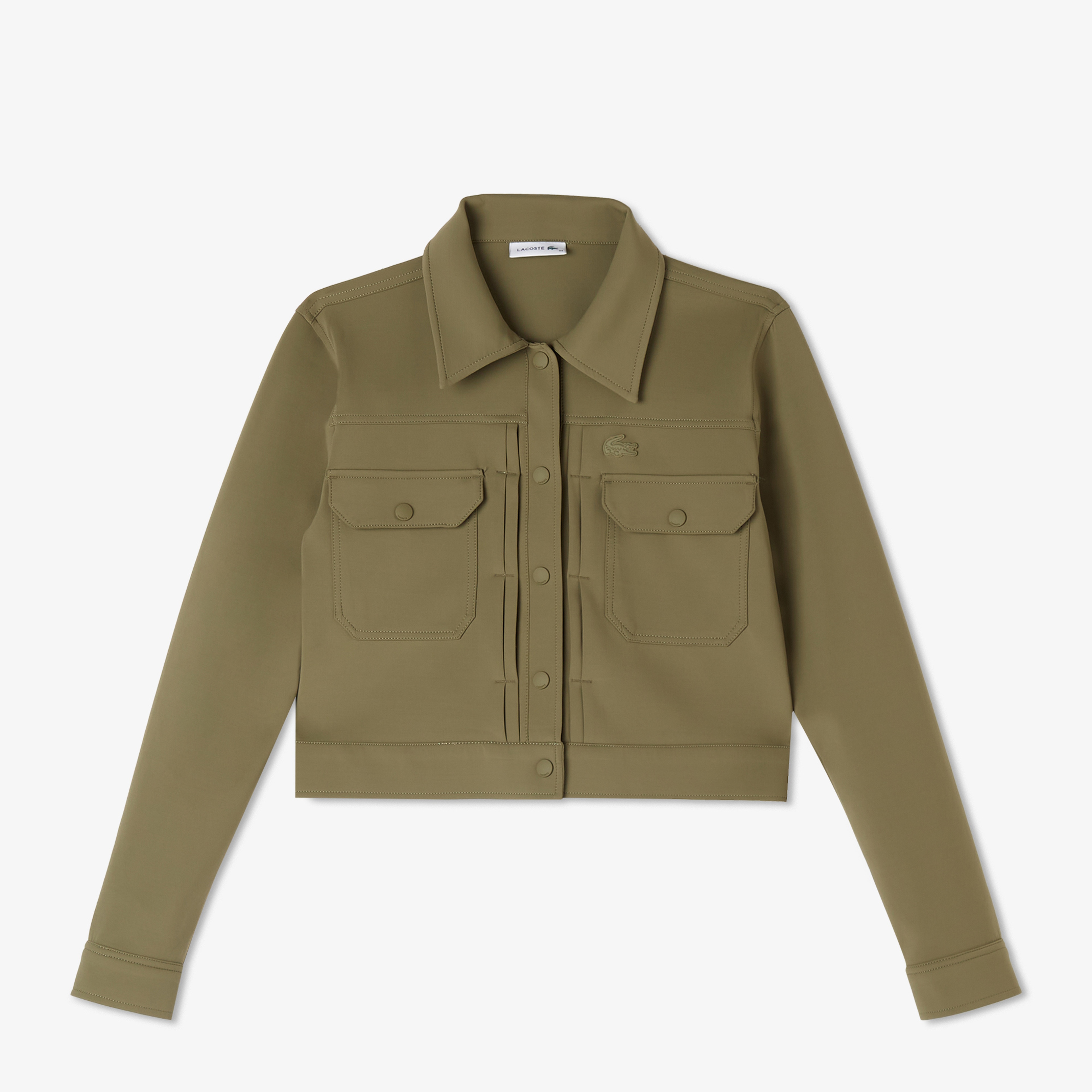 Kadın Regular Fit Haki Dış Gömlek