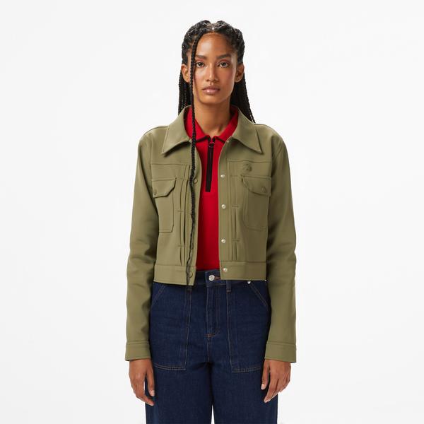 Kadın Regular Fit Haki Dış Gömlek