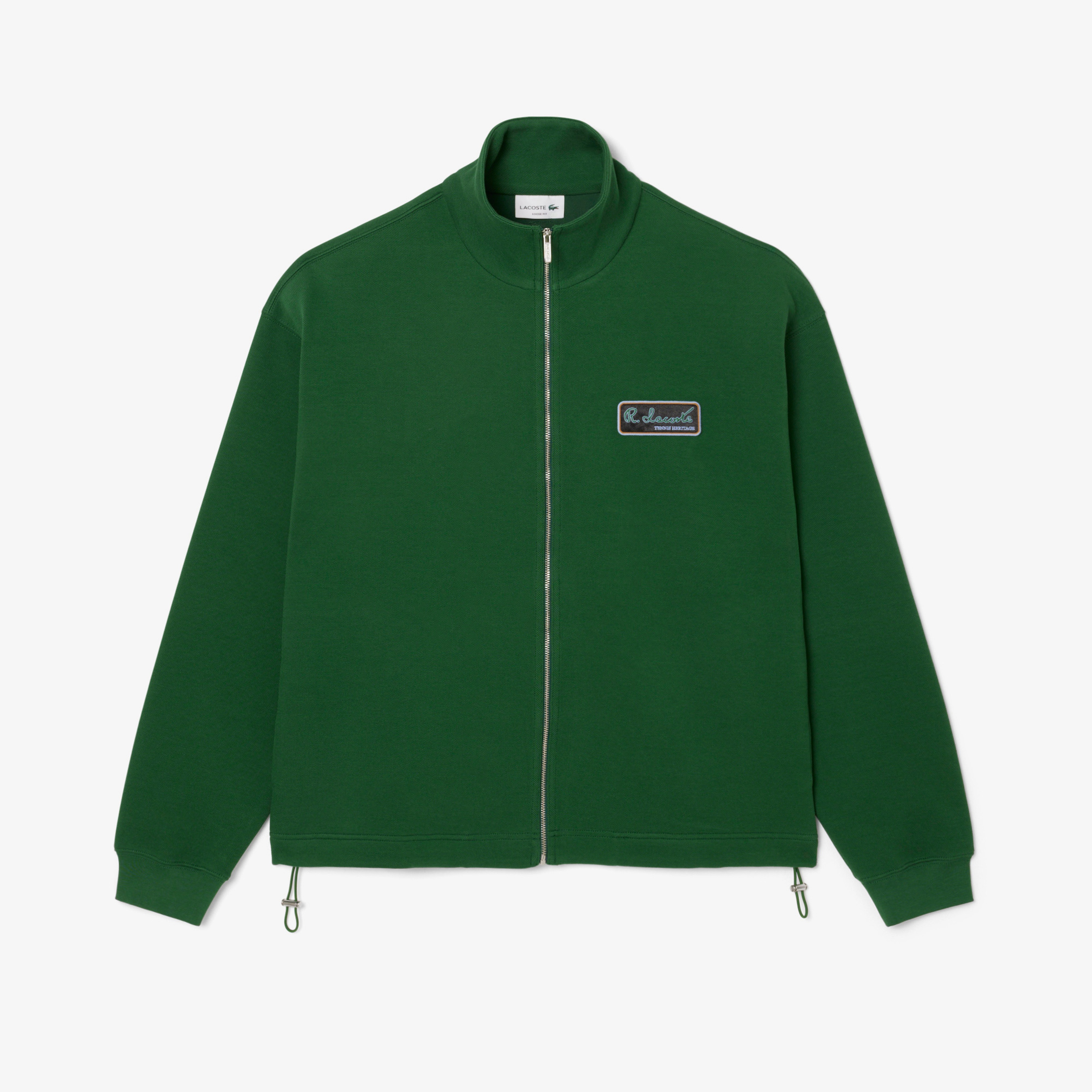Lacoste Erkek Loose Fit Kapüşonlu Yeşil Sweatshirt