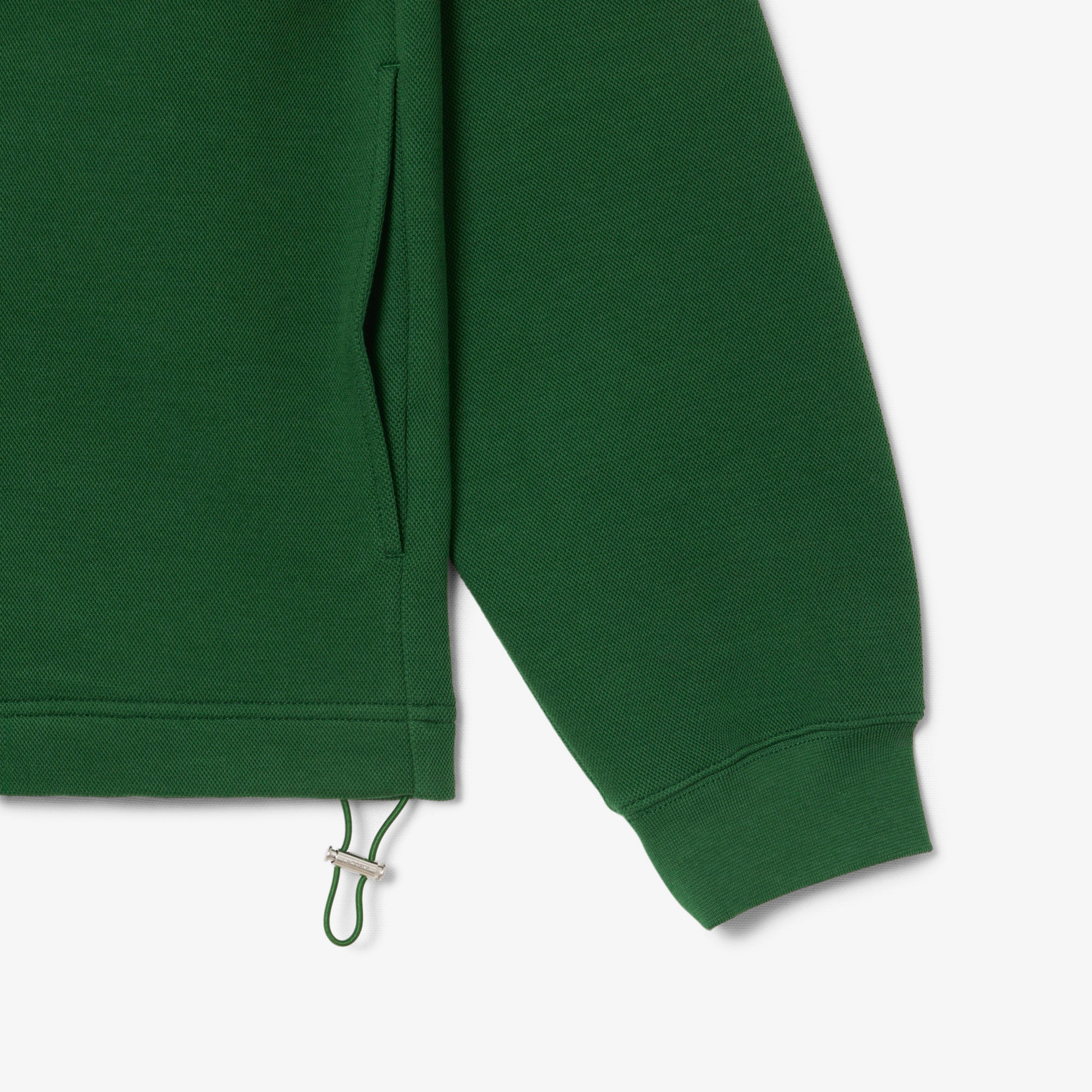 Lacoste Erkek Loose Fit Kapüşonlu Yeşil Sweatshirt