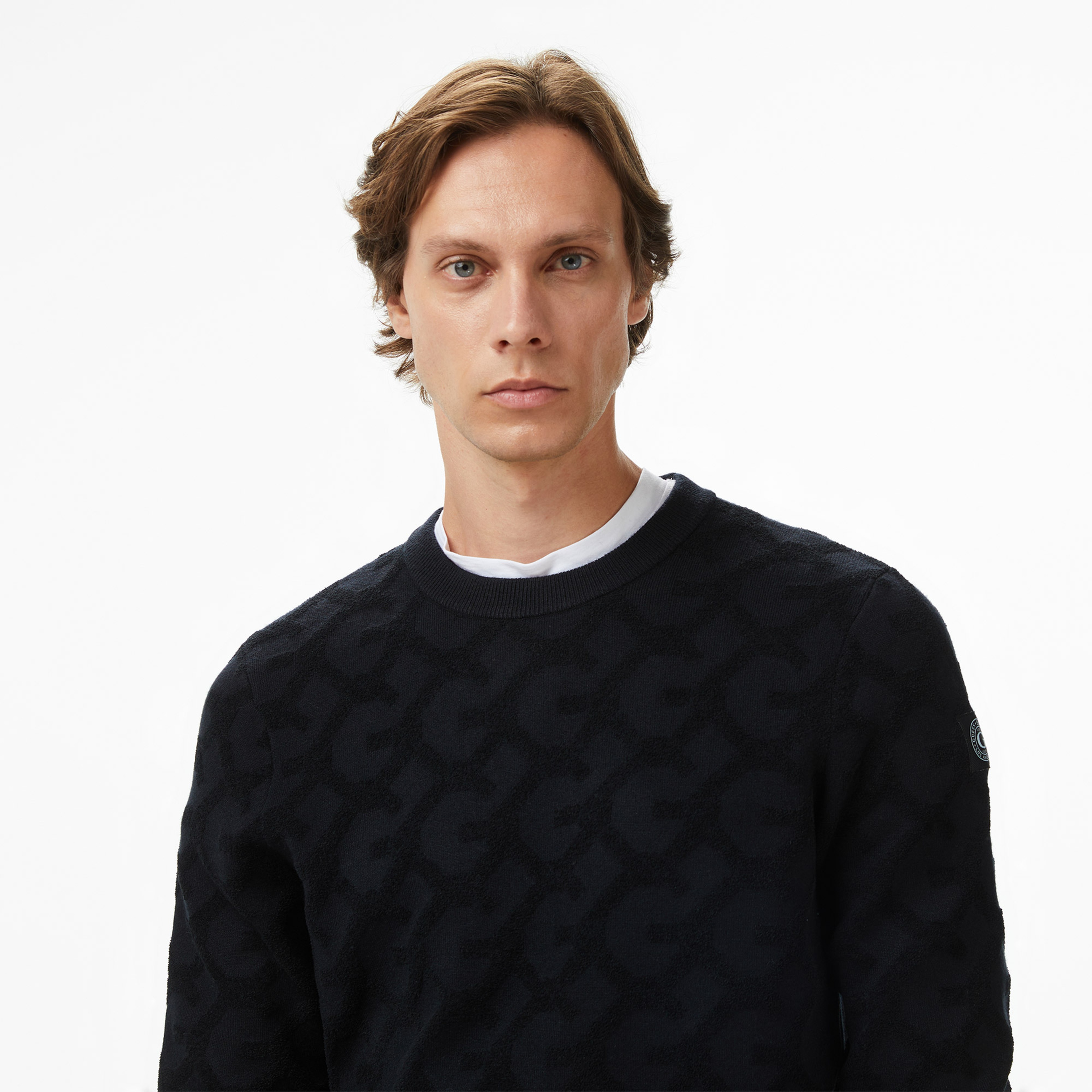 Guess John Erkek Siyah Triko