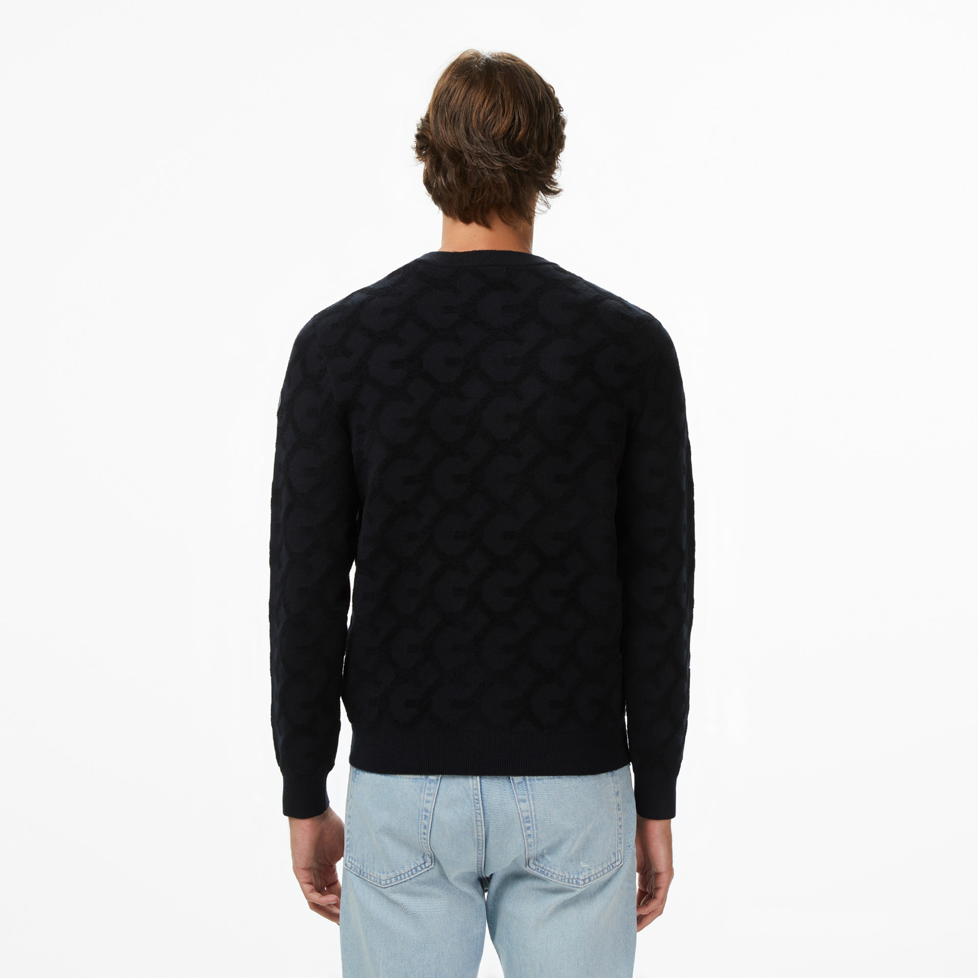 Guess John Erkek Siyah Triko