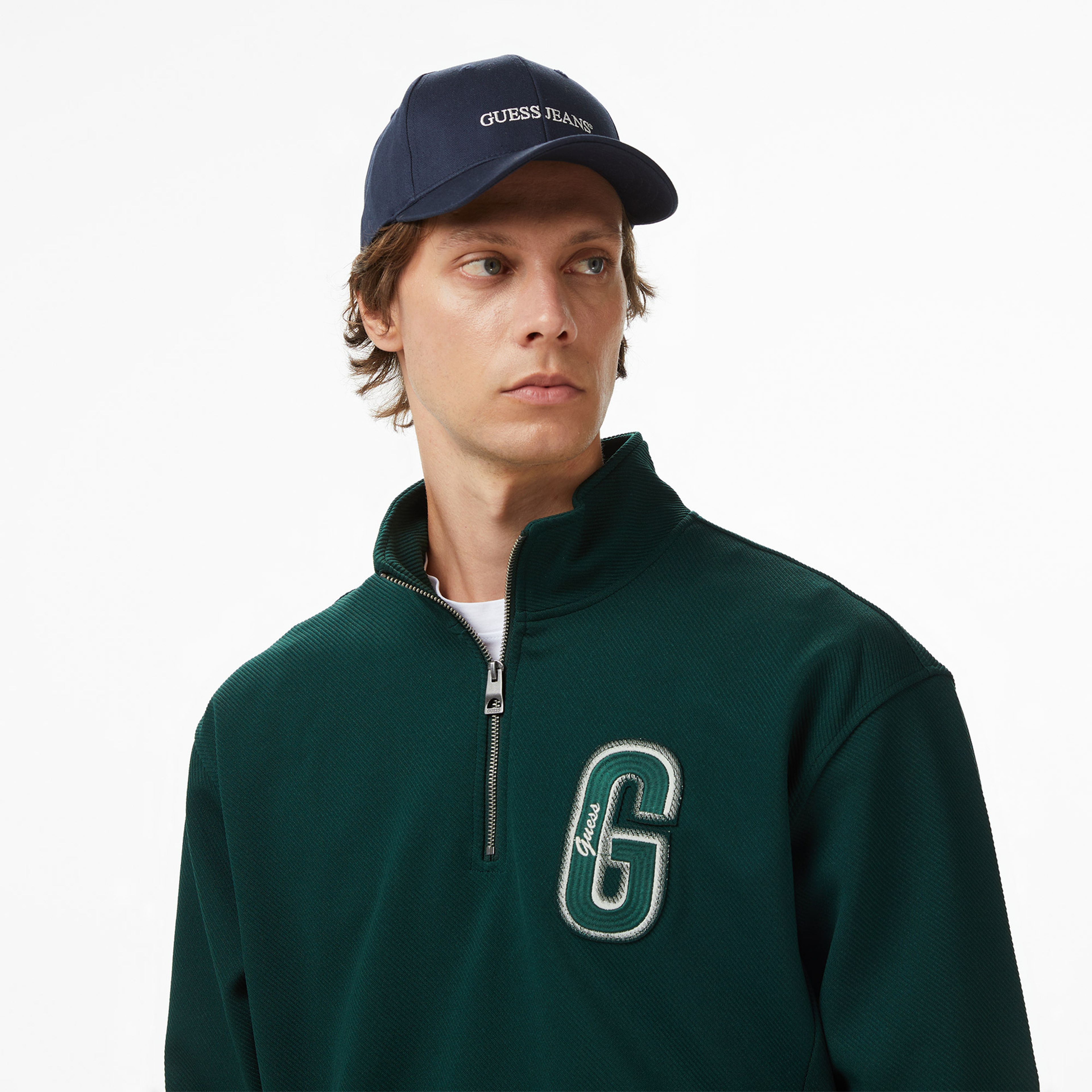 Guess Harris Erkek Yeşil Sweatshirt