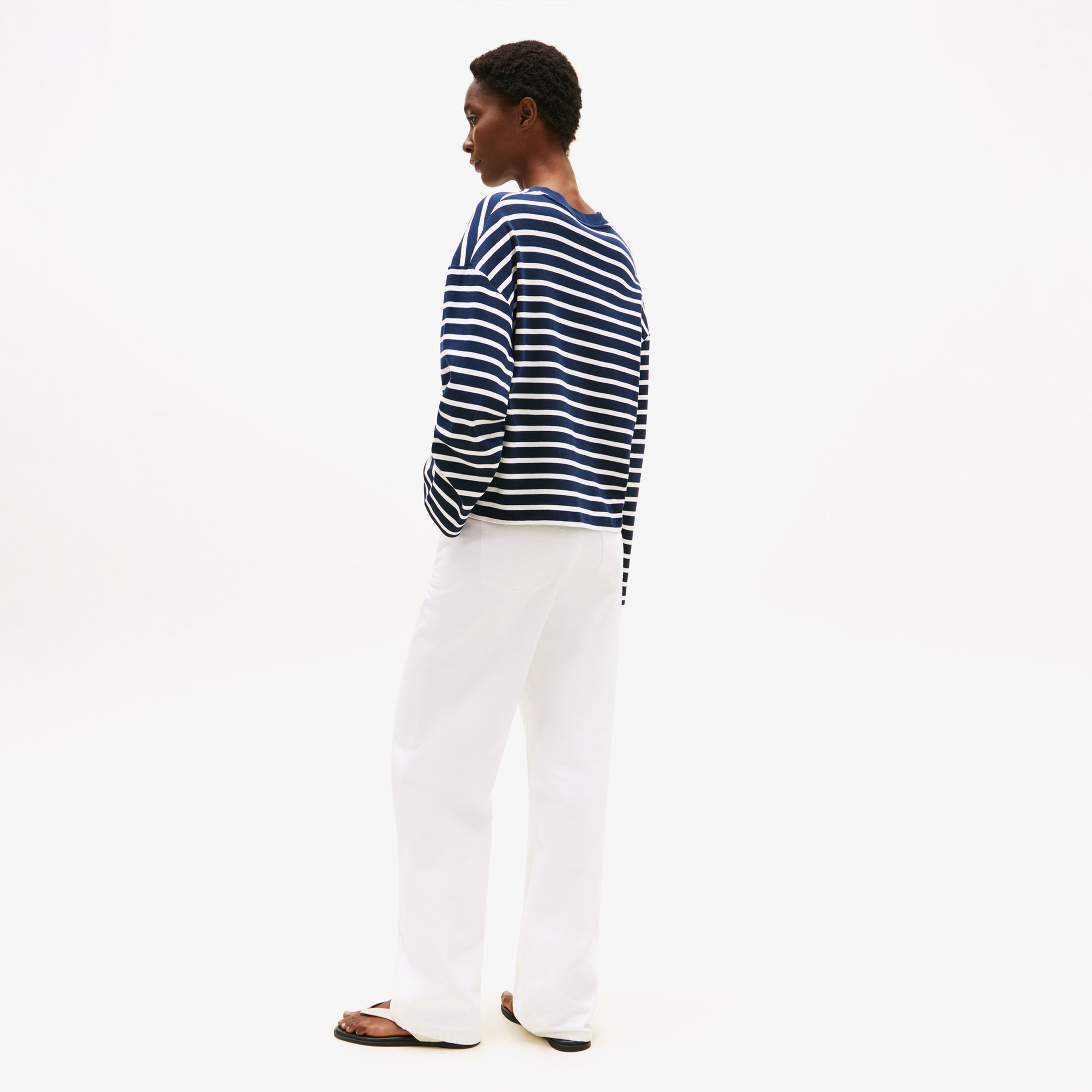 Tommy Hilfiger Modern Cody Kadın Mavi Uzun Kollu T-shirt