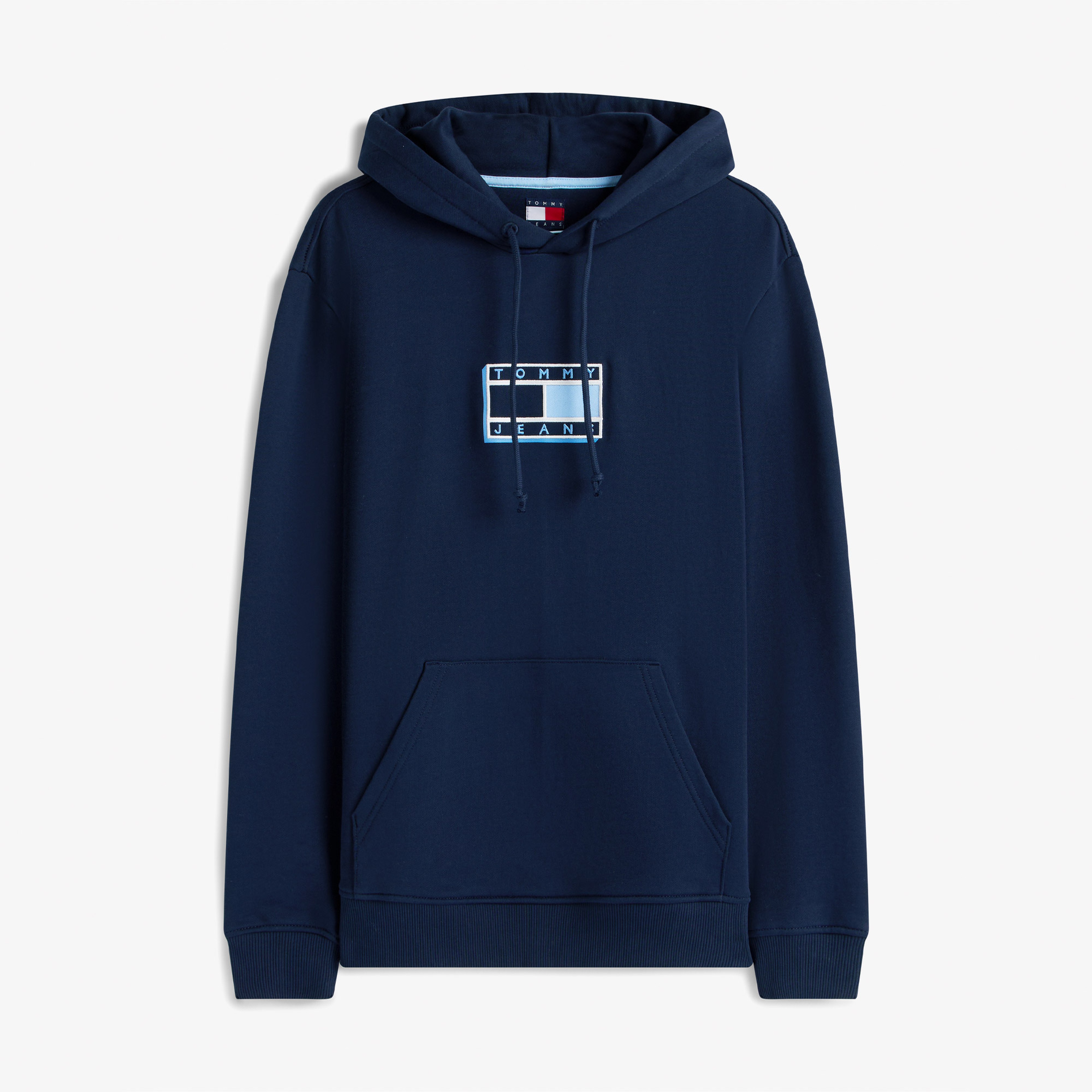 Tommy Jeans Regular Pop Erkek Mavi Hoodie