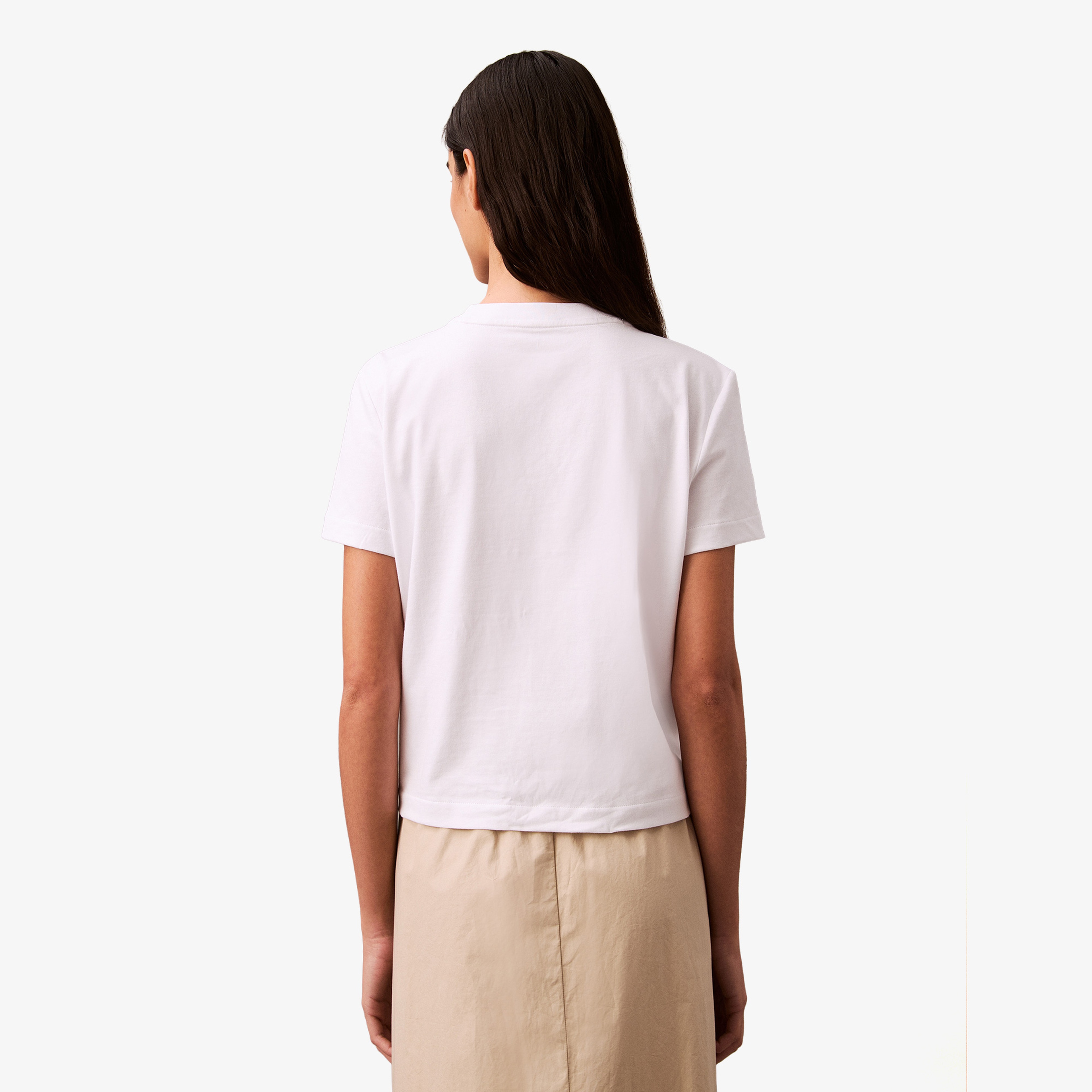 Calvin Klein Kadın Gri T-Shirt