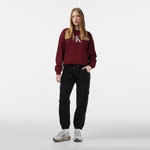 Calvin Klein Monologo French Terry Kadın Kırmızı Sweatshirt