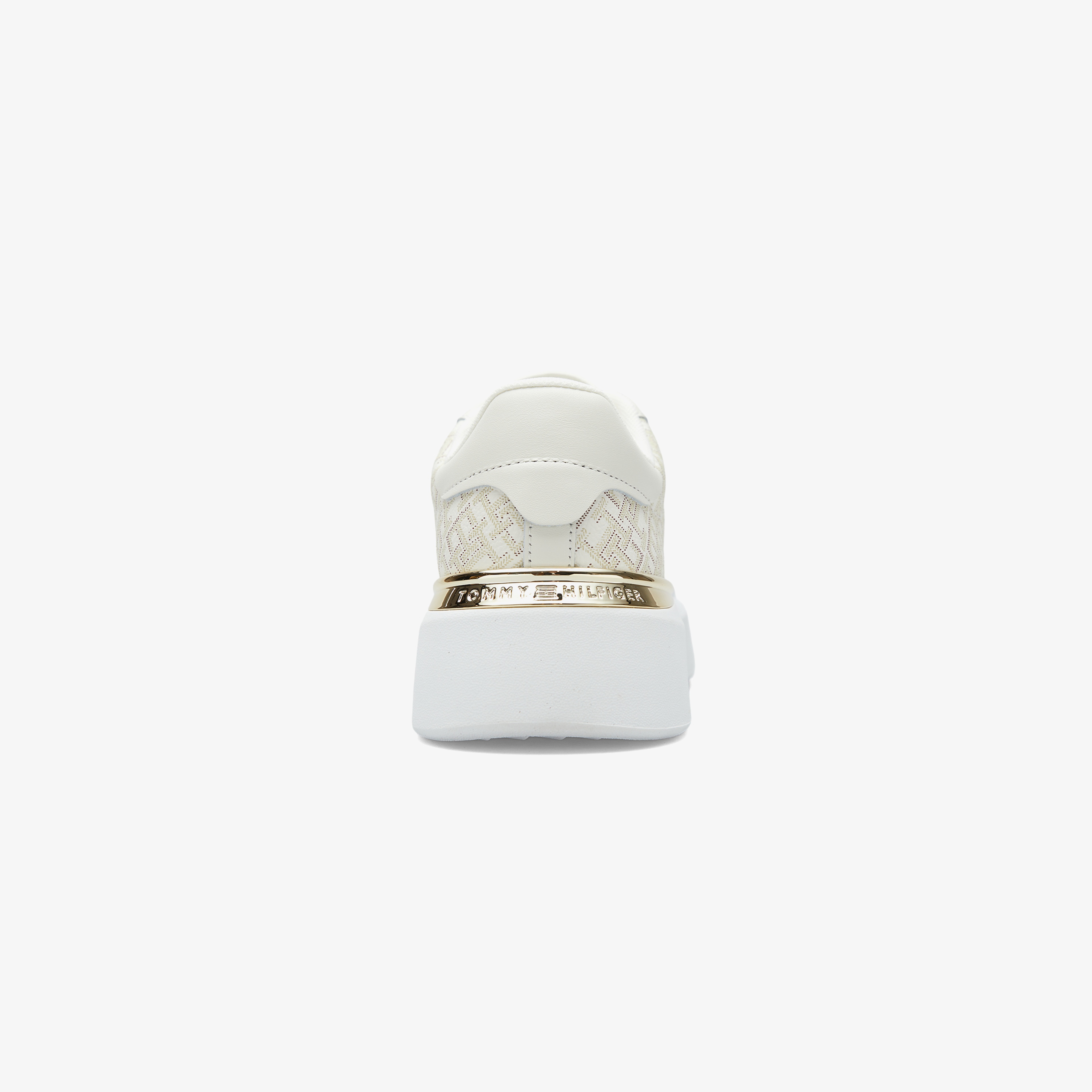 Tommy Hilfiger Monogram Platform Kadın Beyaz Sneaker