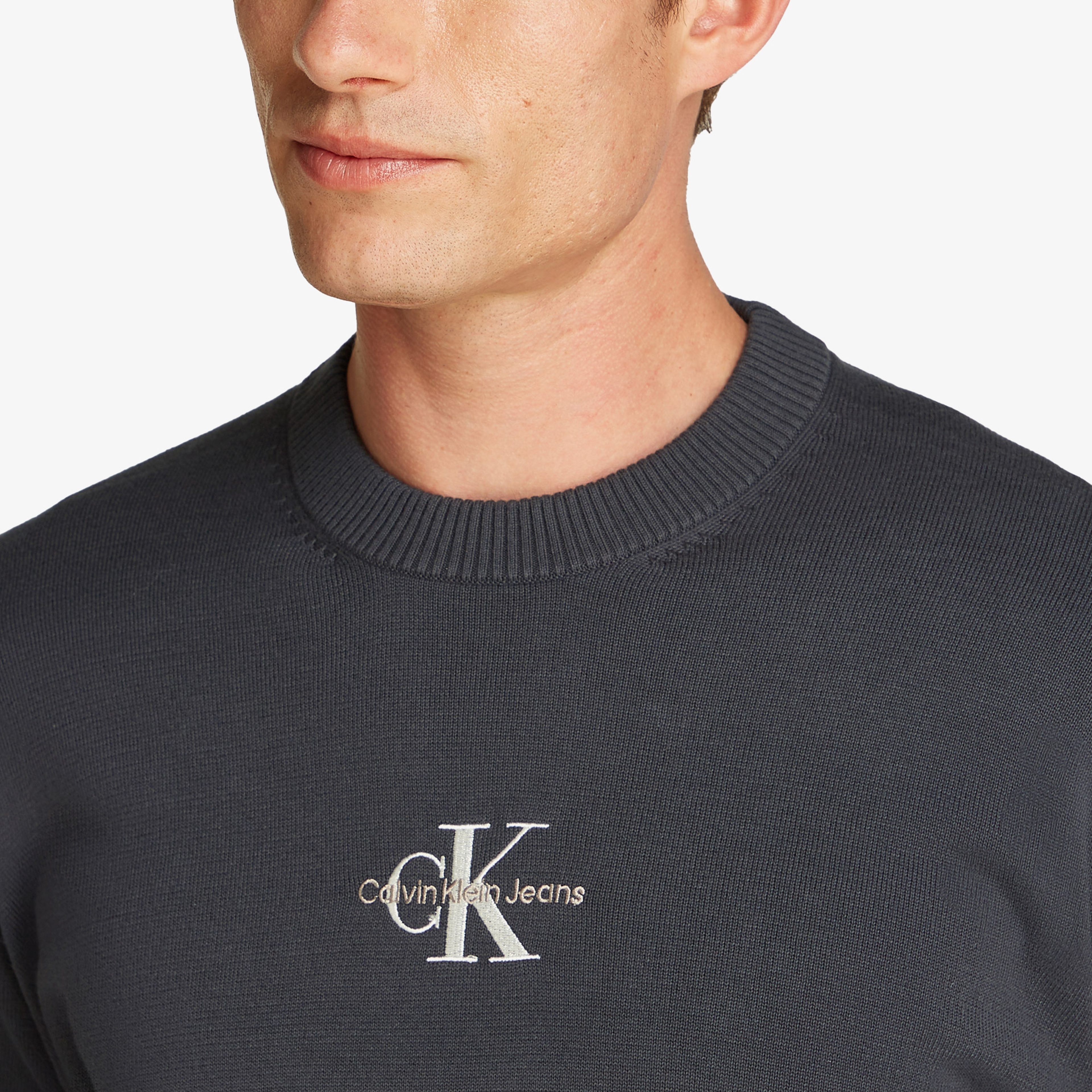 Calvin Klein Erkek Siyah Triko