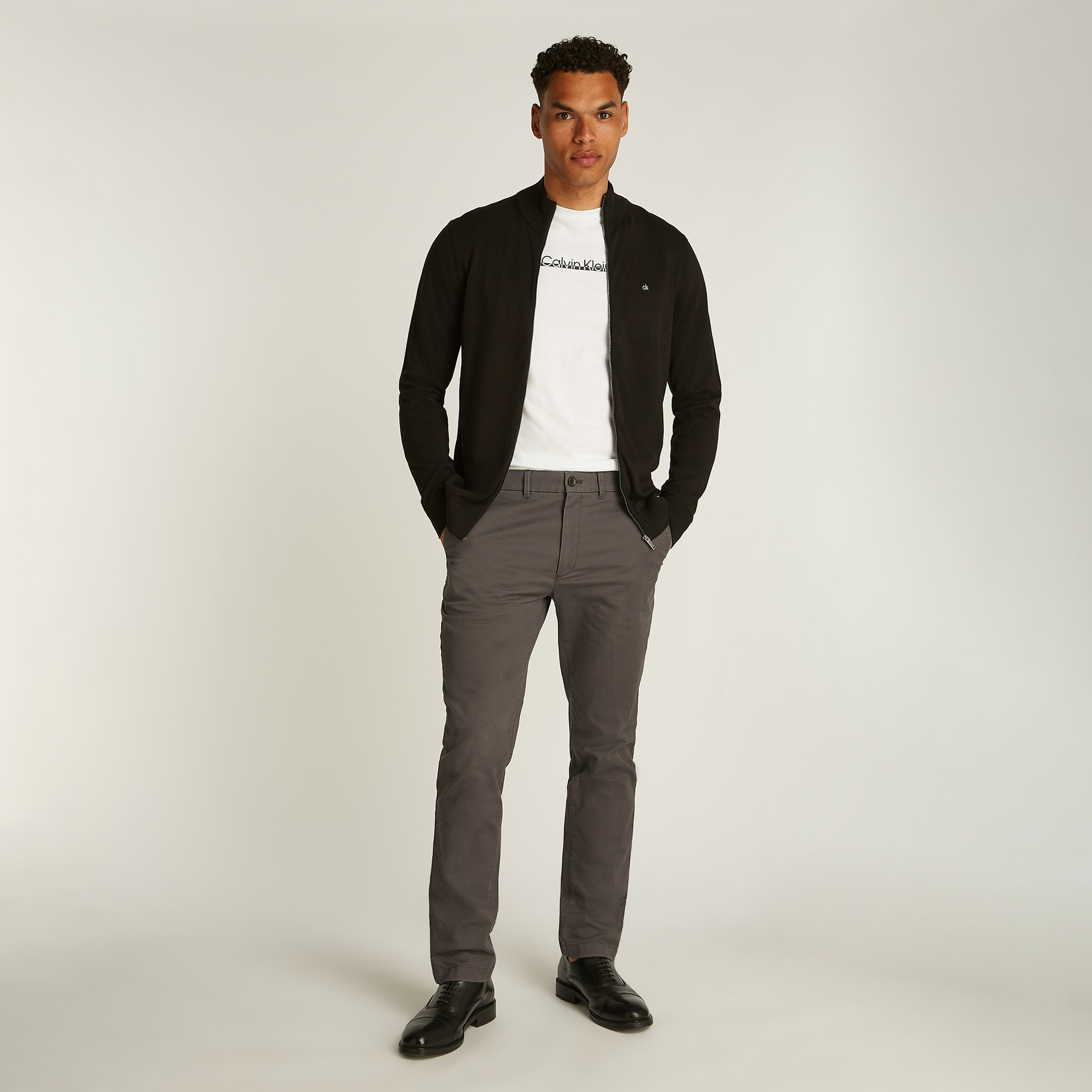 Calvin Klein Erkek Siyah Triko