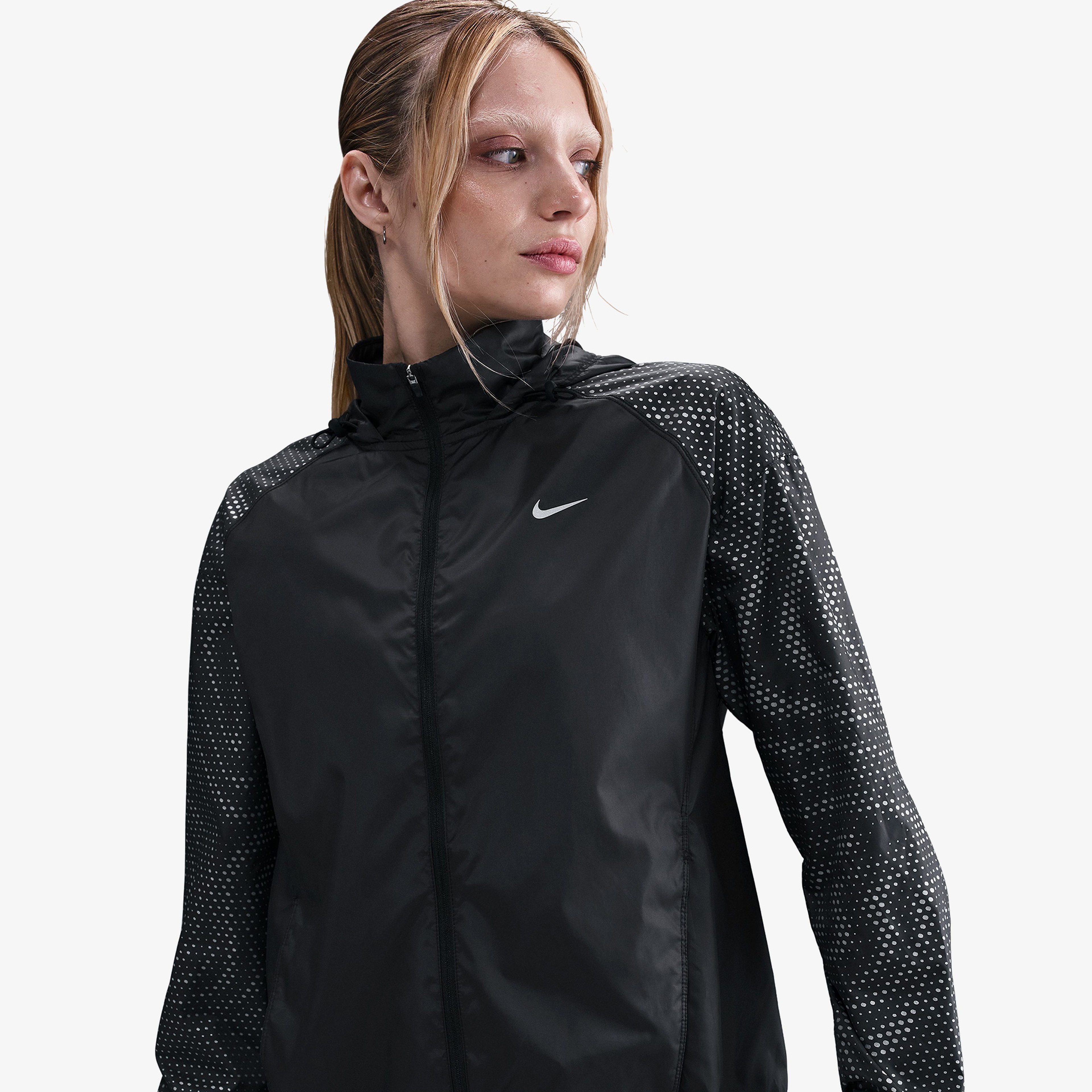 Nike Tempo Flash Kadın Siyah Koşu Ceketi