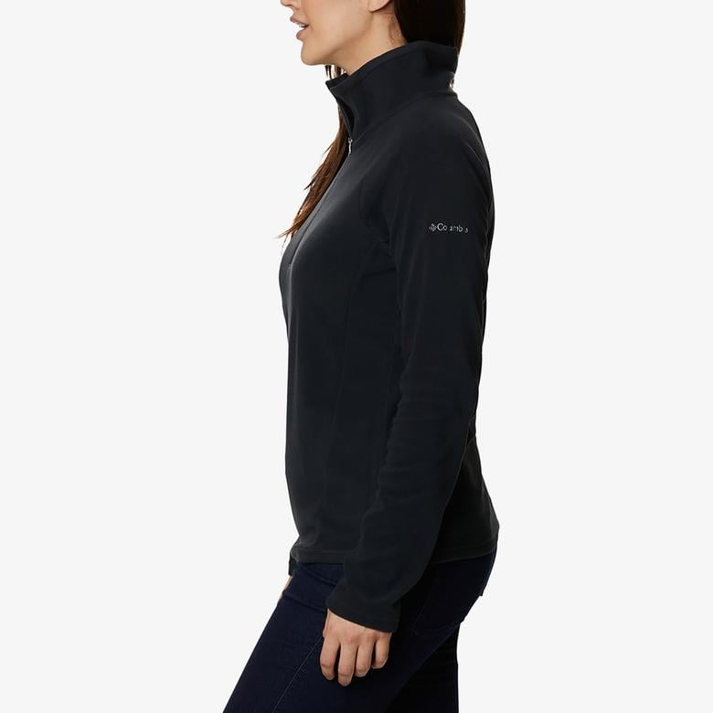 Columbia Glacial 1/2 Zip Kadın Siyah Polar Üst