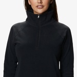 Columbia Glacial 1/2 Zip Kadın Siyah Polar Üst