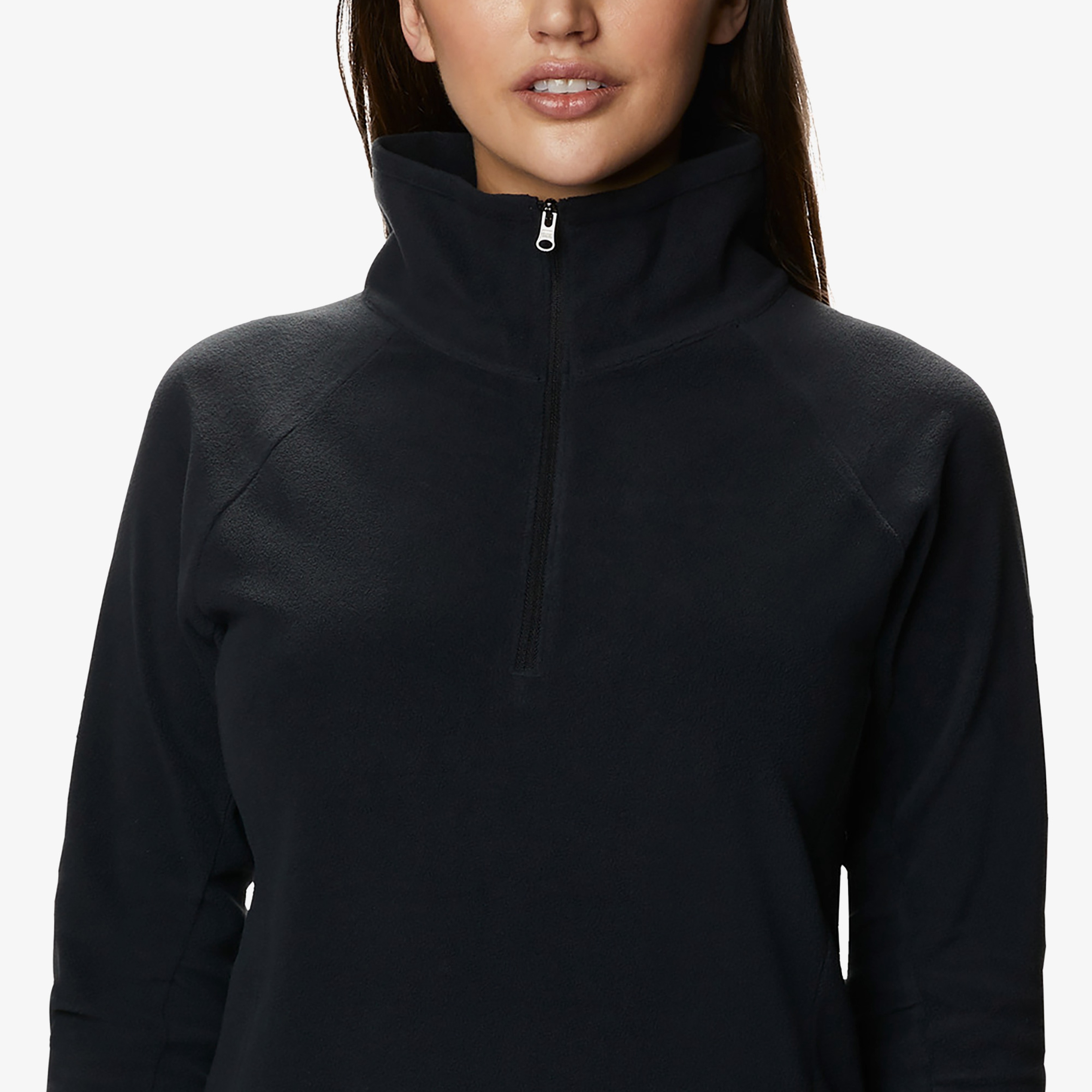 Columbia Glacial 1/2 Zip Kadın Siyah Polar Üst