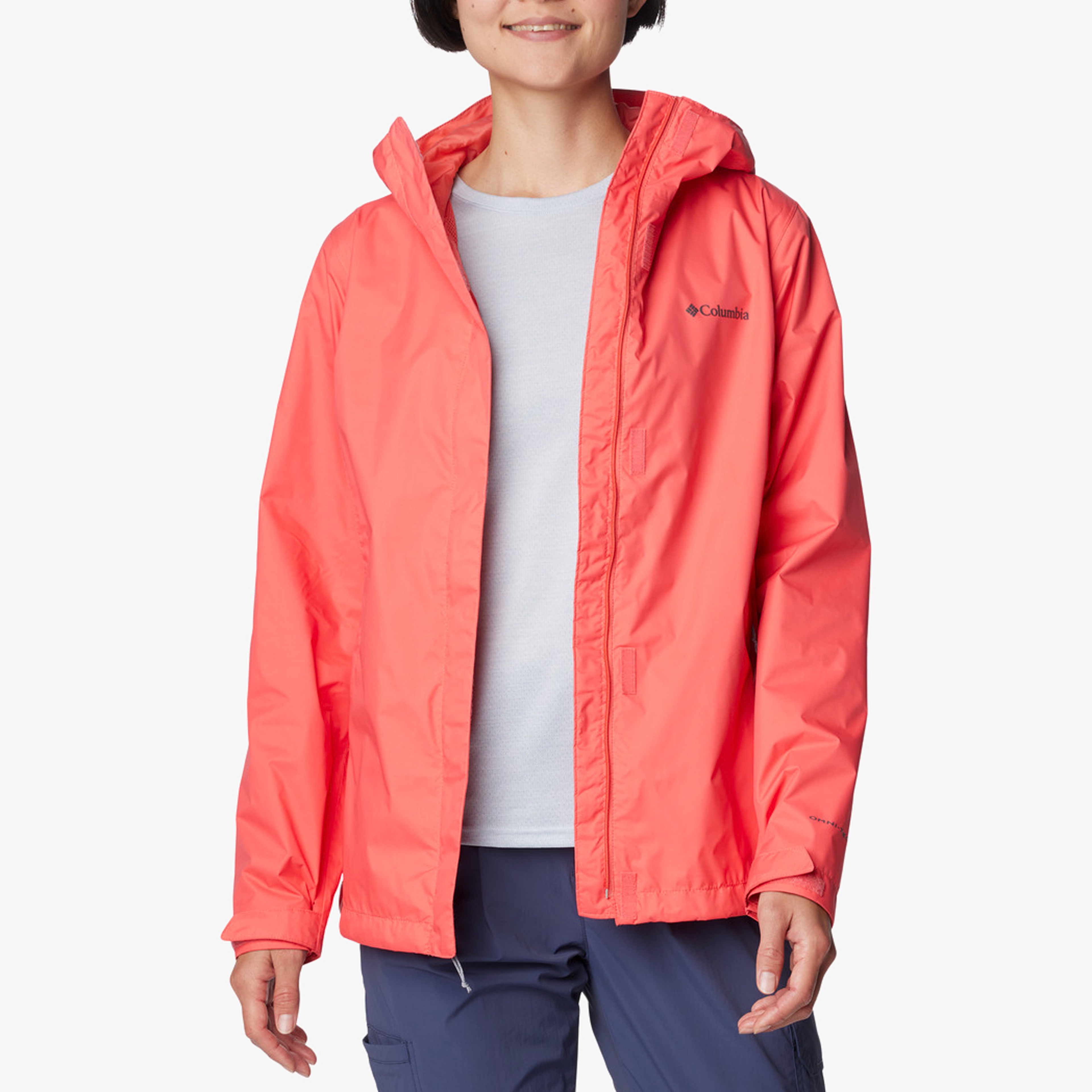 Columbia Arcadia Kadın Kırmızı Yağmurluk