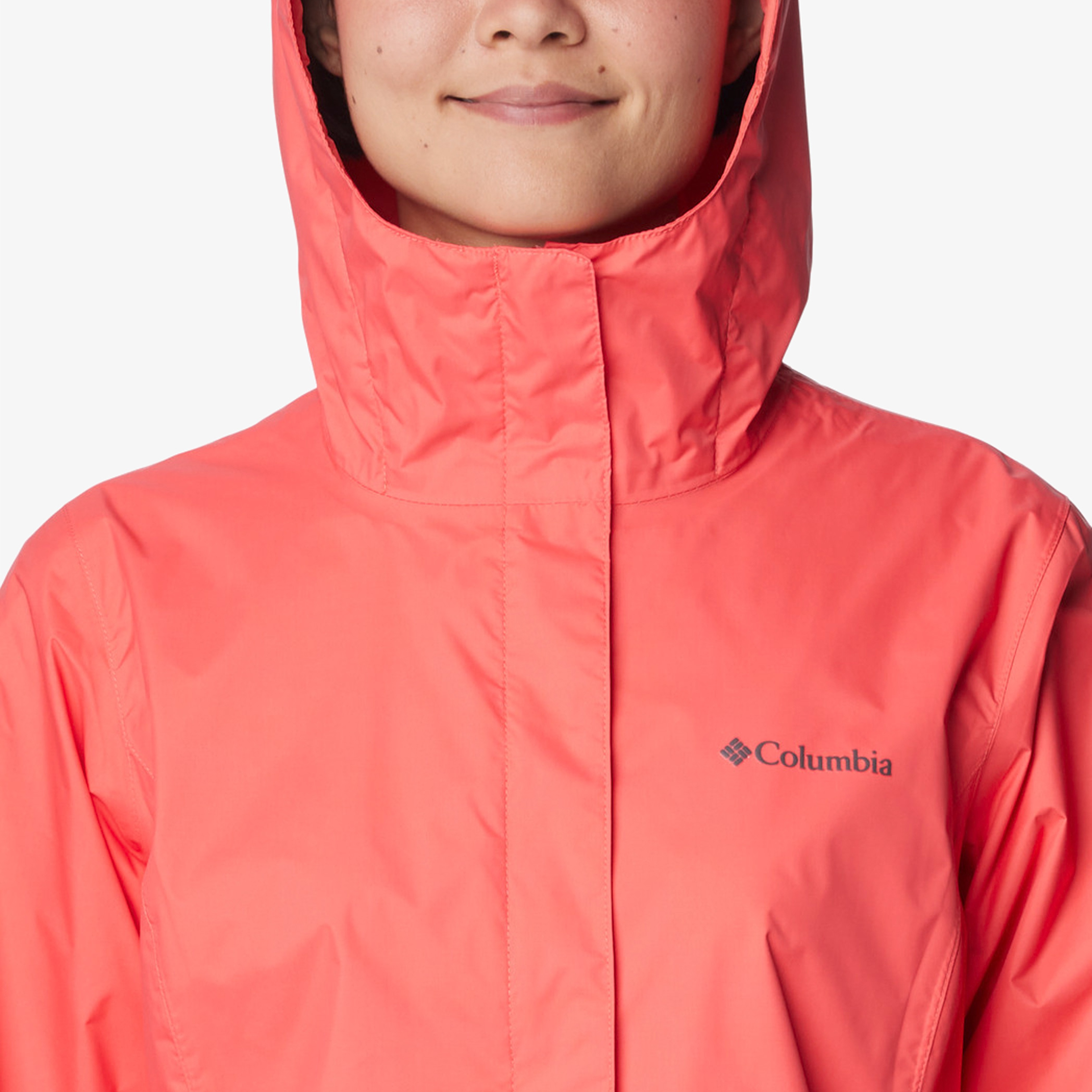 Columbia Arcadia Kadın Kırmızı Yağmurluk