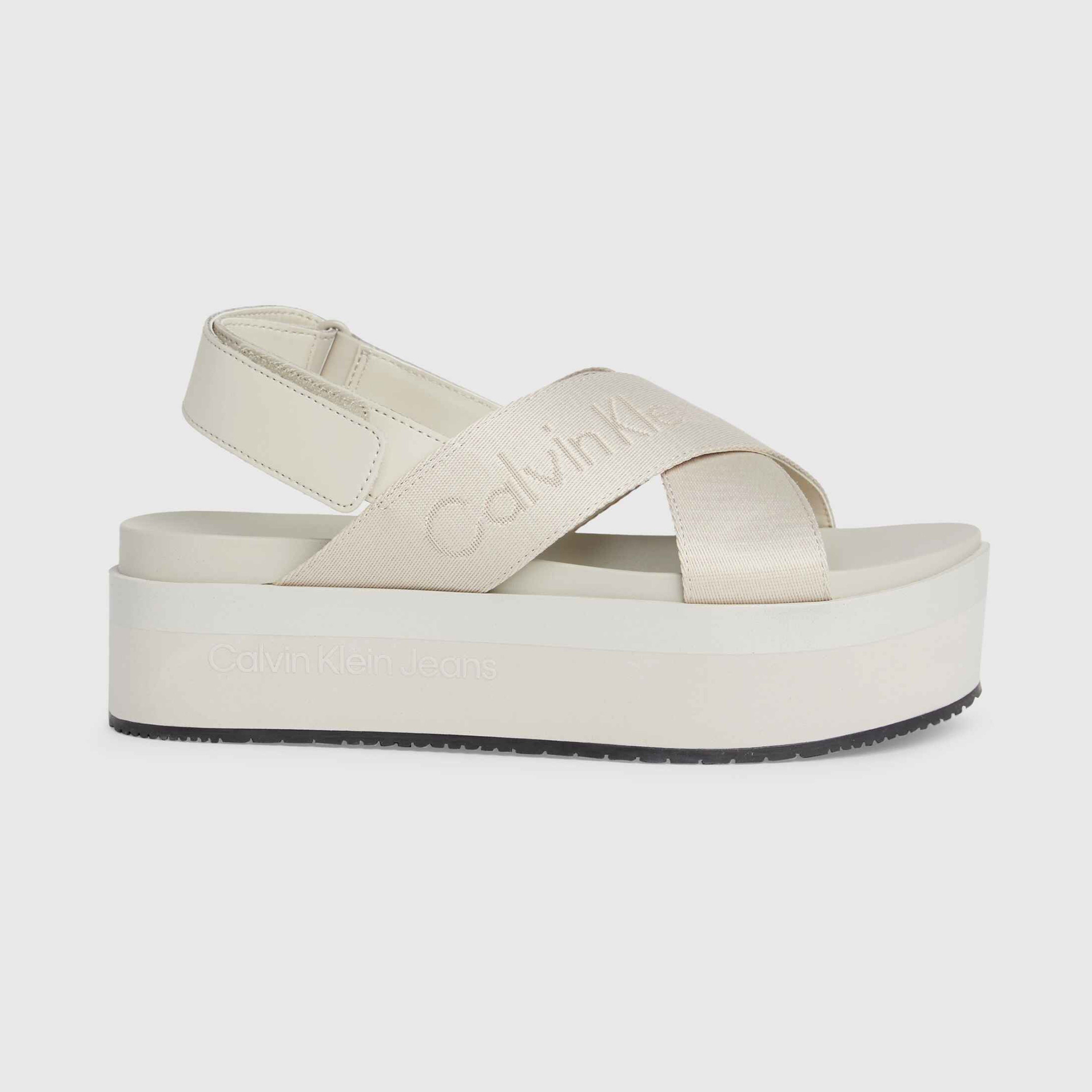 Calvin Klein Jeans Cancun Kadın Bej Sandalet