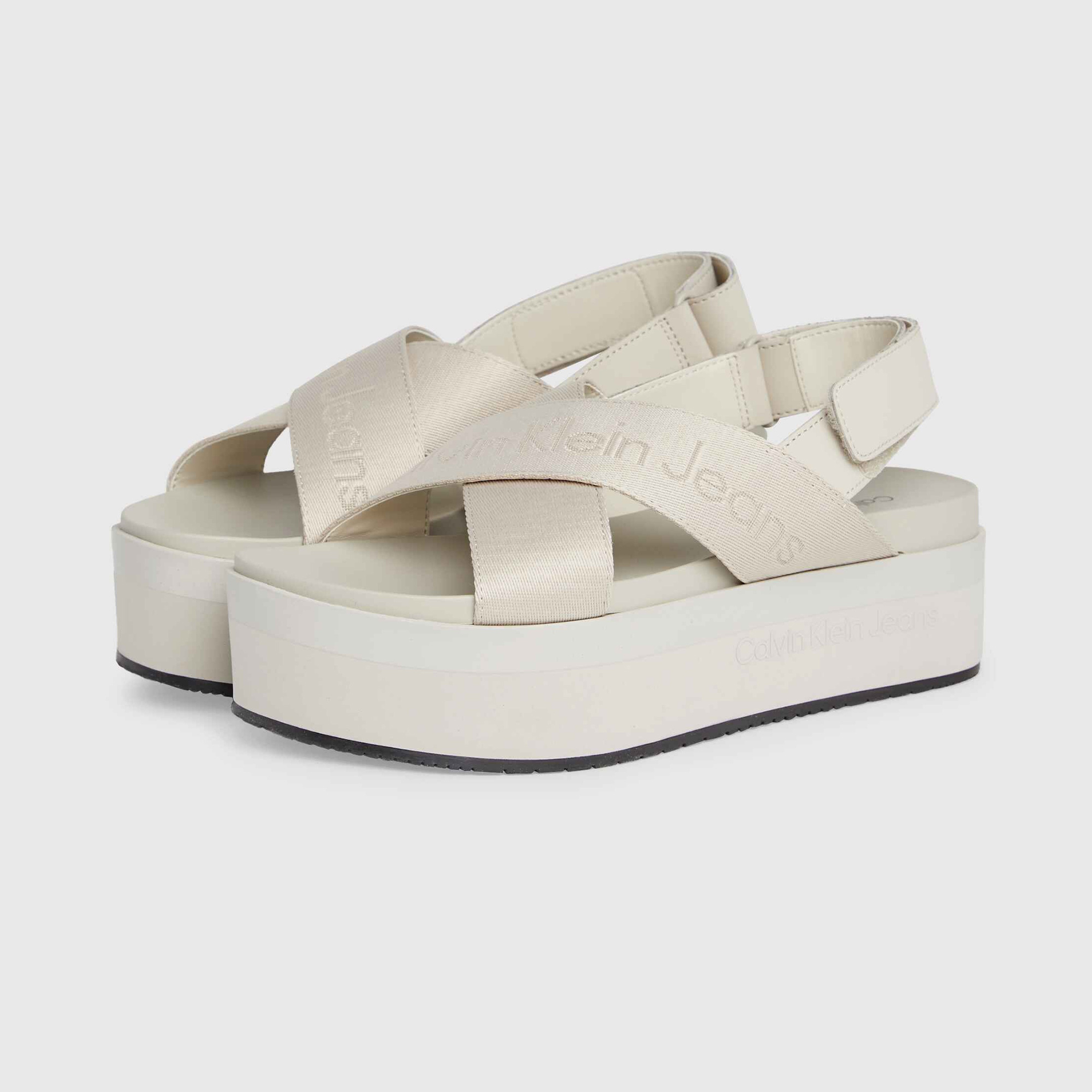 Calvin Klein Jeans Cancun Kadın Bej Sandalet